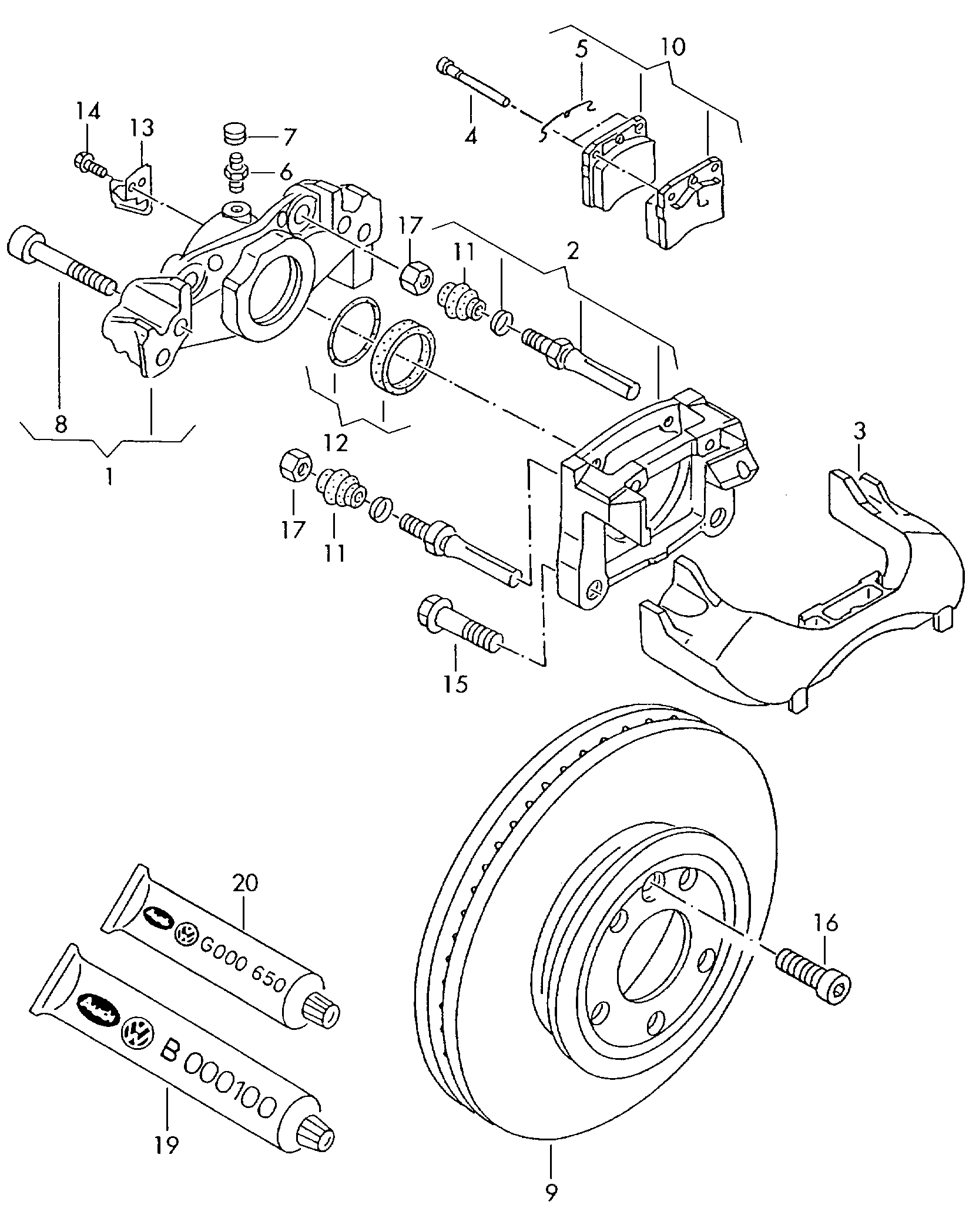 VAG 701 615 301 D - Тормозной диск parts5.com