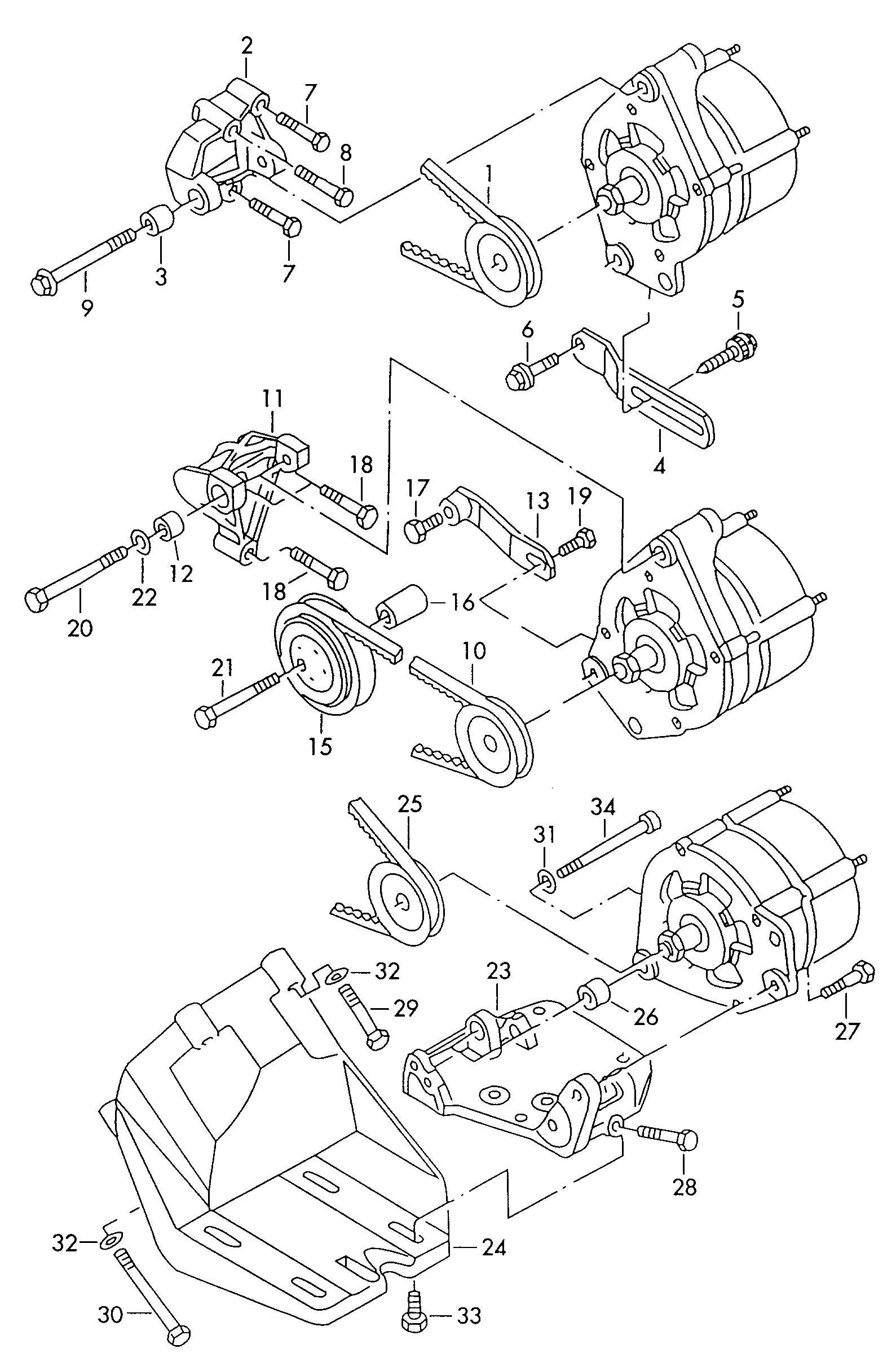 VAG 074903137J - Клиновой ремень, поперечные рёбра parts5.com