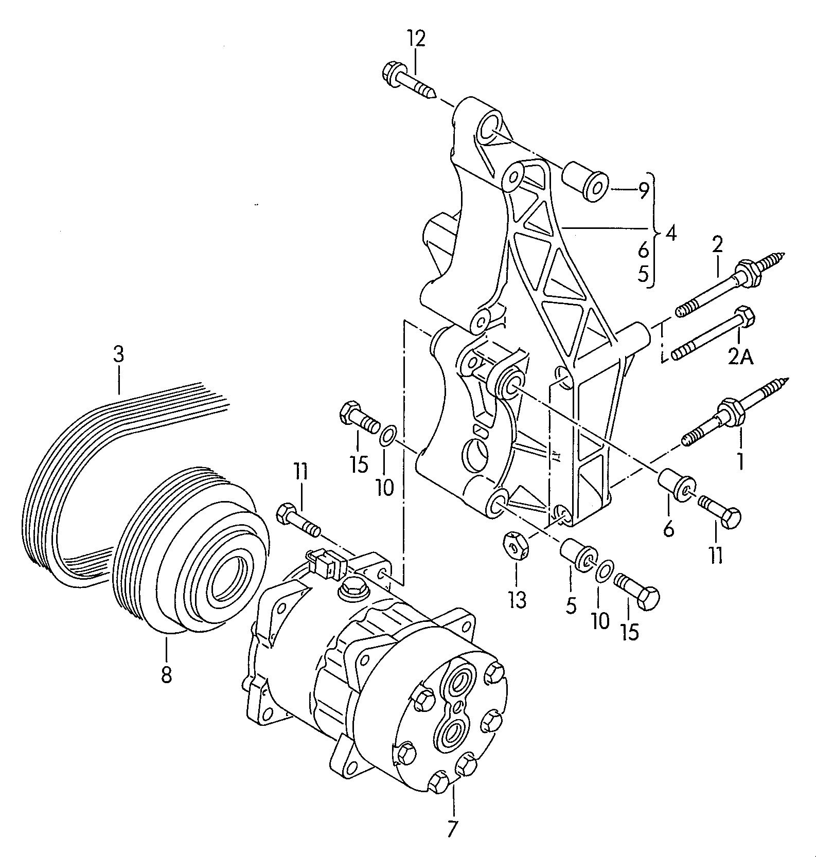 VAG 044260849B - Поликлиновой ремень parts5.com