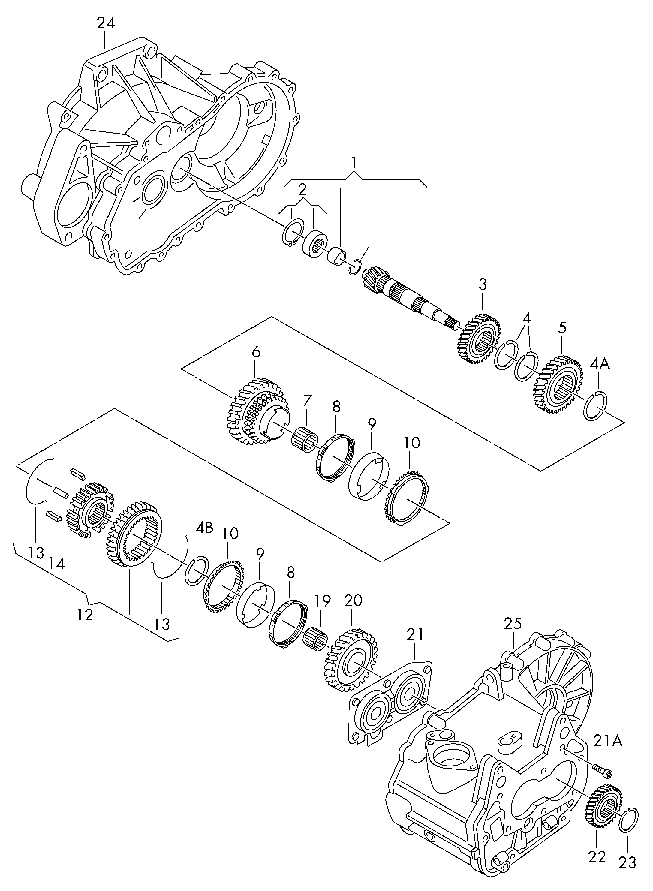 Seat 02T 311 373 L - Подшипник, ступенчатая коробка передач parts5.com