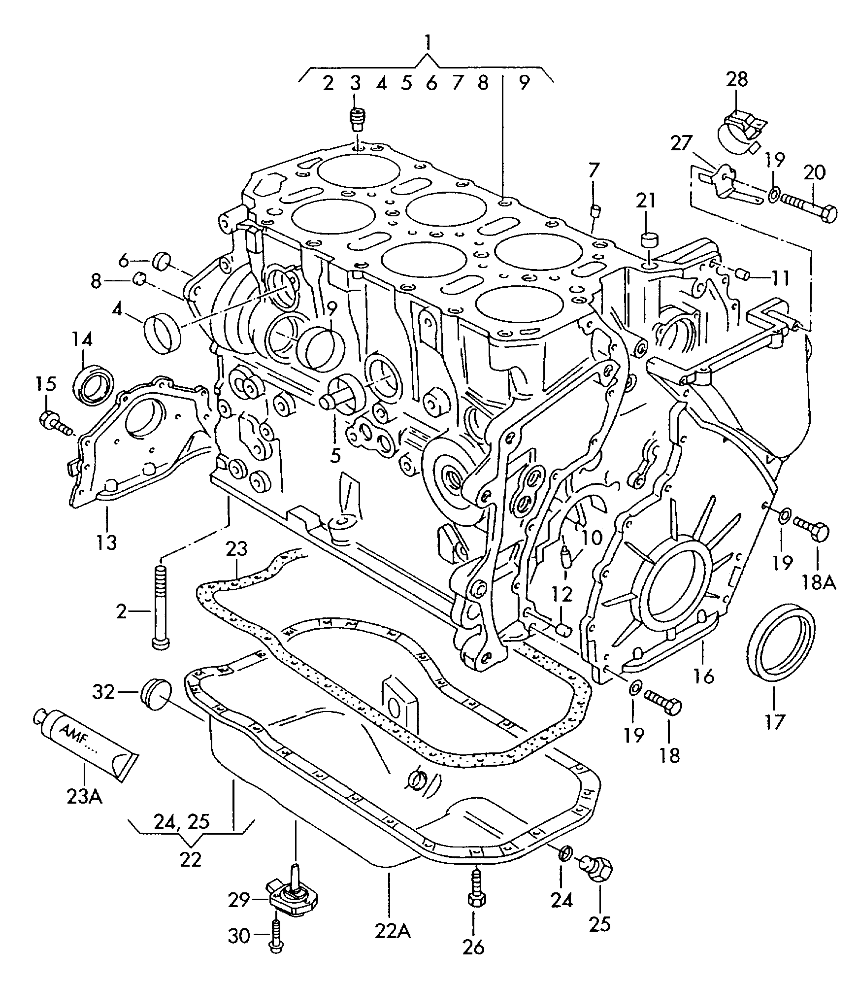 Skoda 068 198 171 - Уплотняющее кольцо, коленчатый вал parts5.com