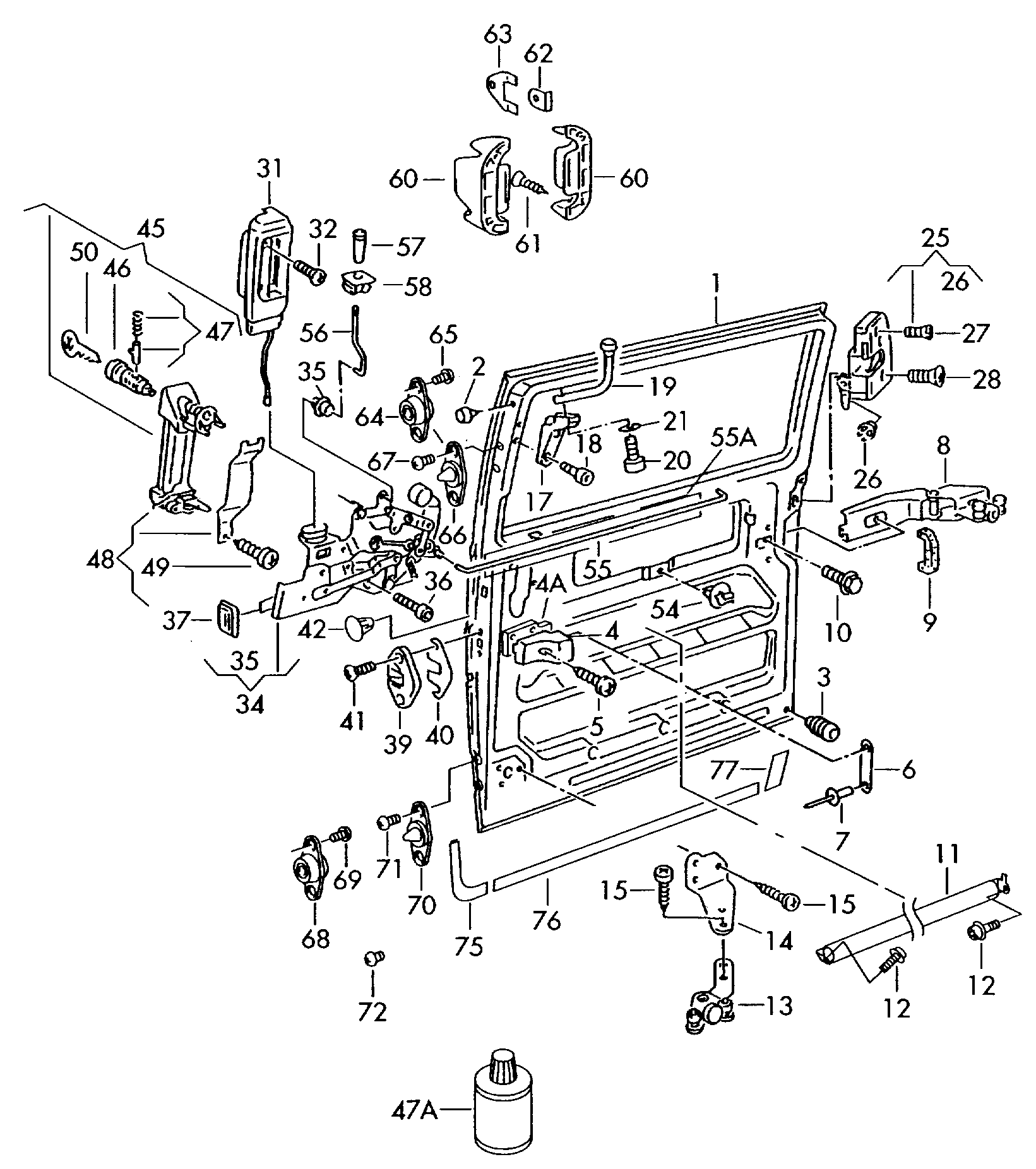 VW N  0147091 - Натяжитель, поликлиновый ремень parts5.com