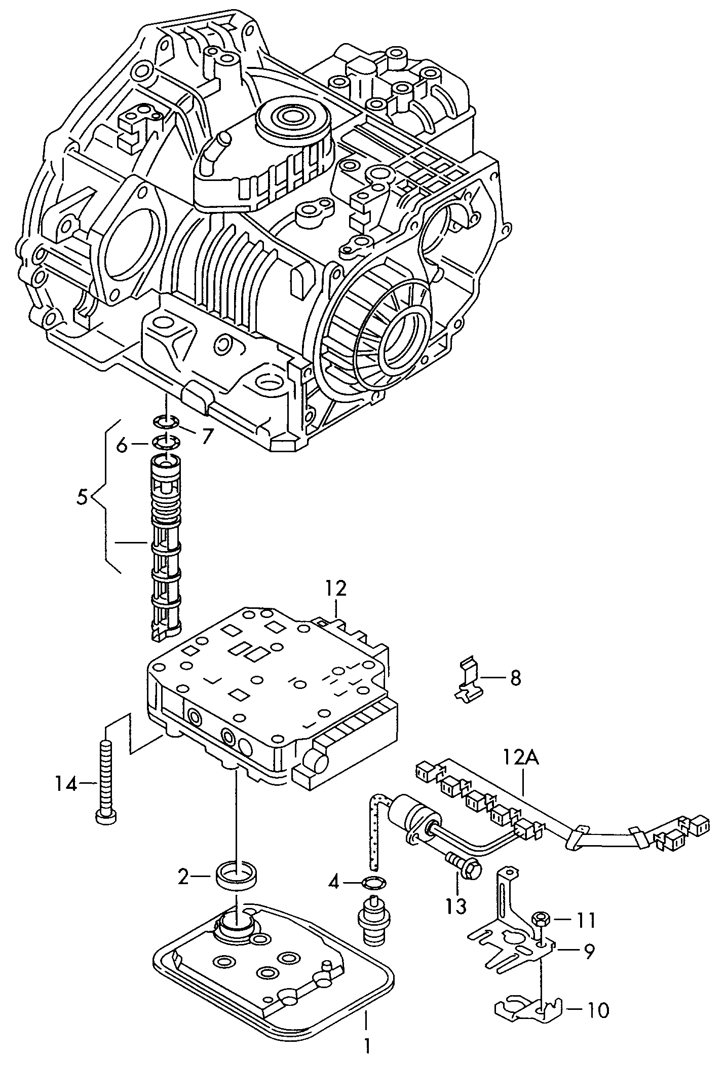 VW 01M 325 443 - Прокладка, автоматическая коробка parts5.com