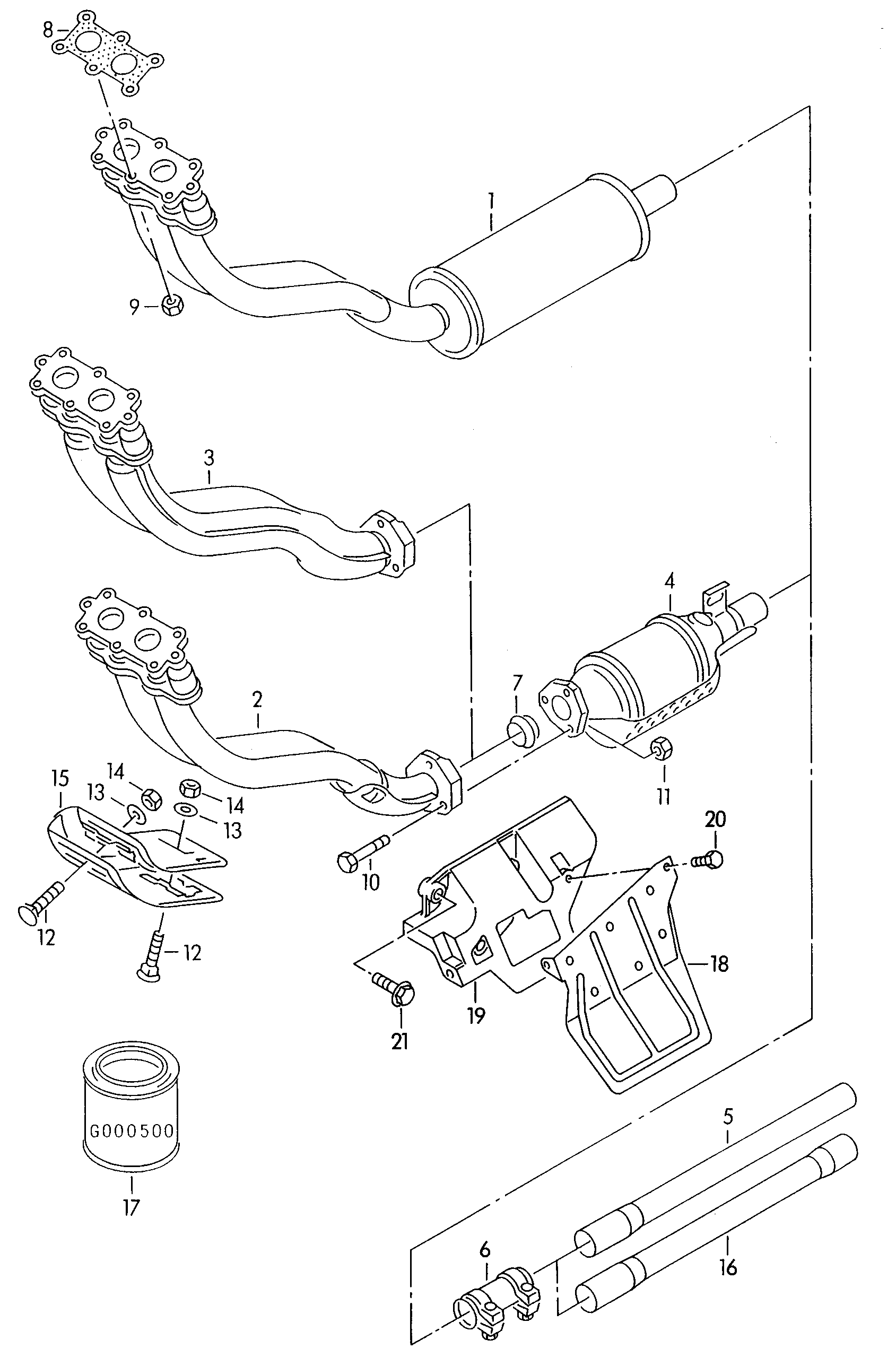 Skoda 533 253 115 C - Прокладка, труба выхлопного газа parts5.com