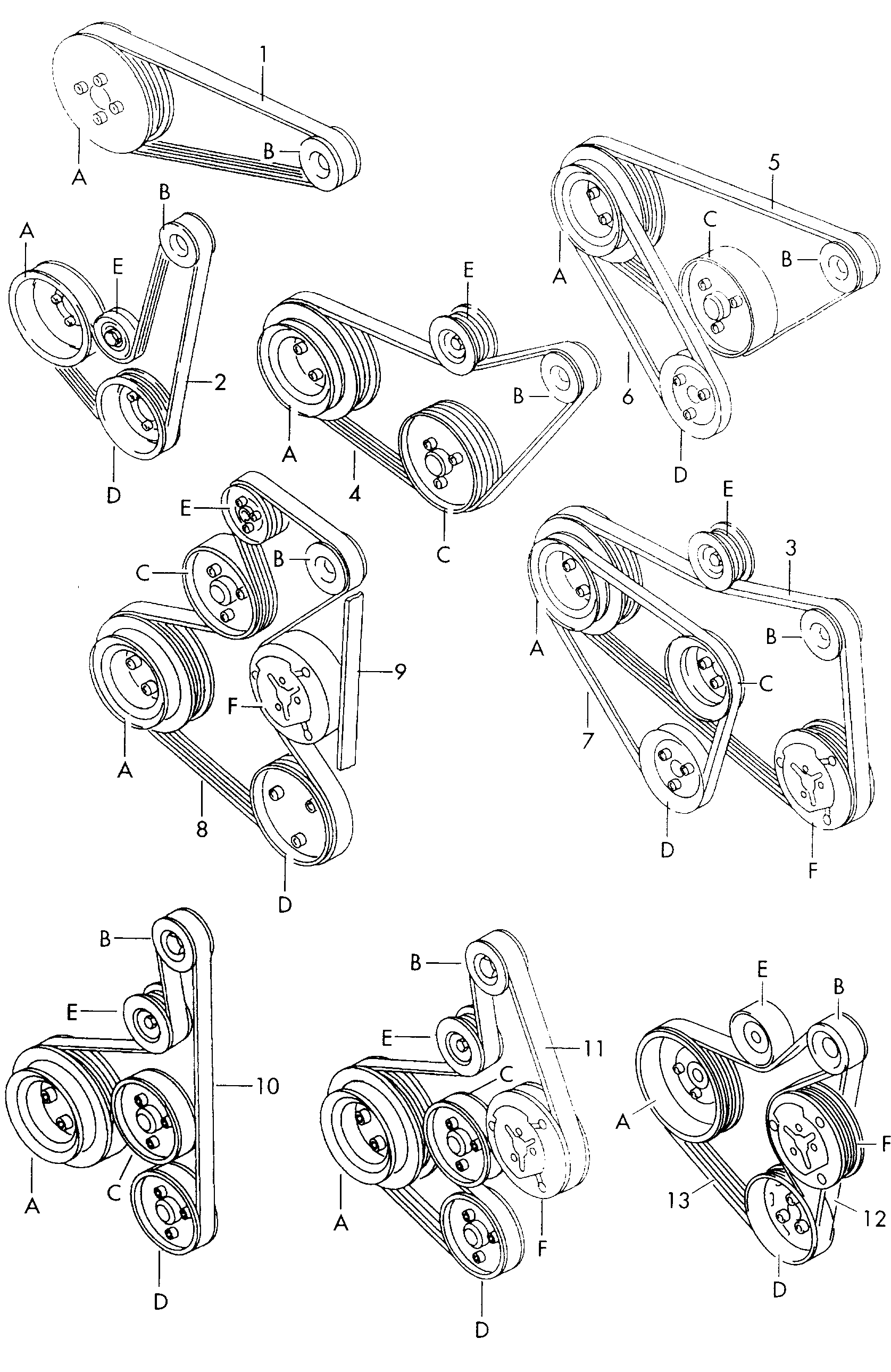 Seat 037903137H - Поликлиновой ремень parts5.com