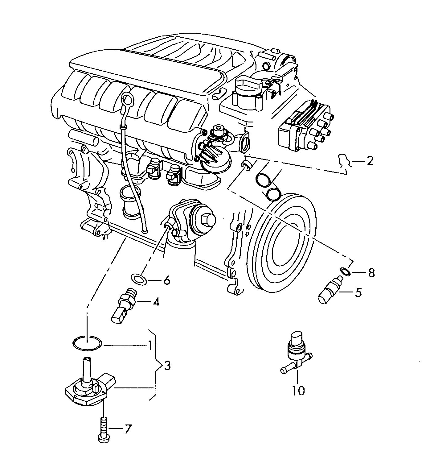 VAG 03H 906 455 - Регулирующий клапан, выставление распределительного вала parts5.com