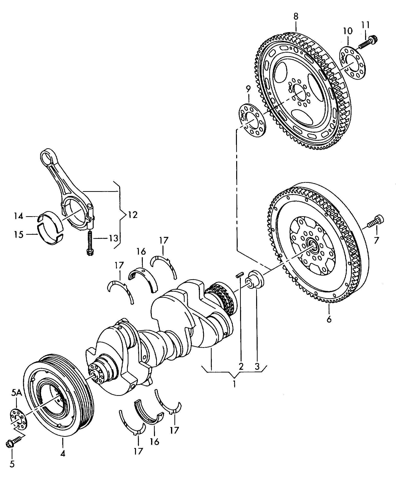 VW N  91005902 - Шкив коленчатого вала parts5.com