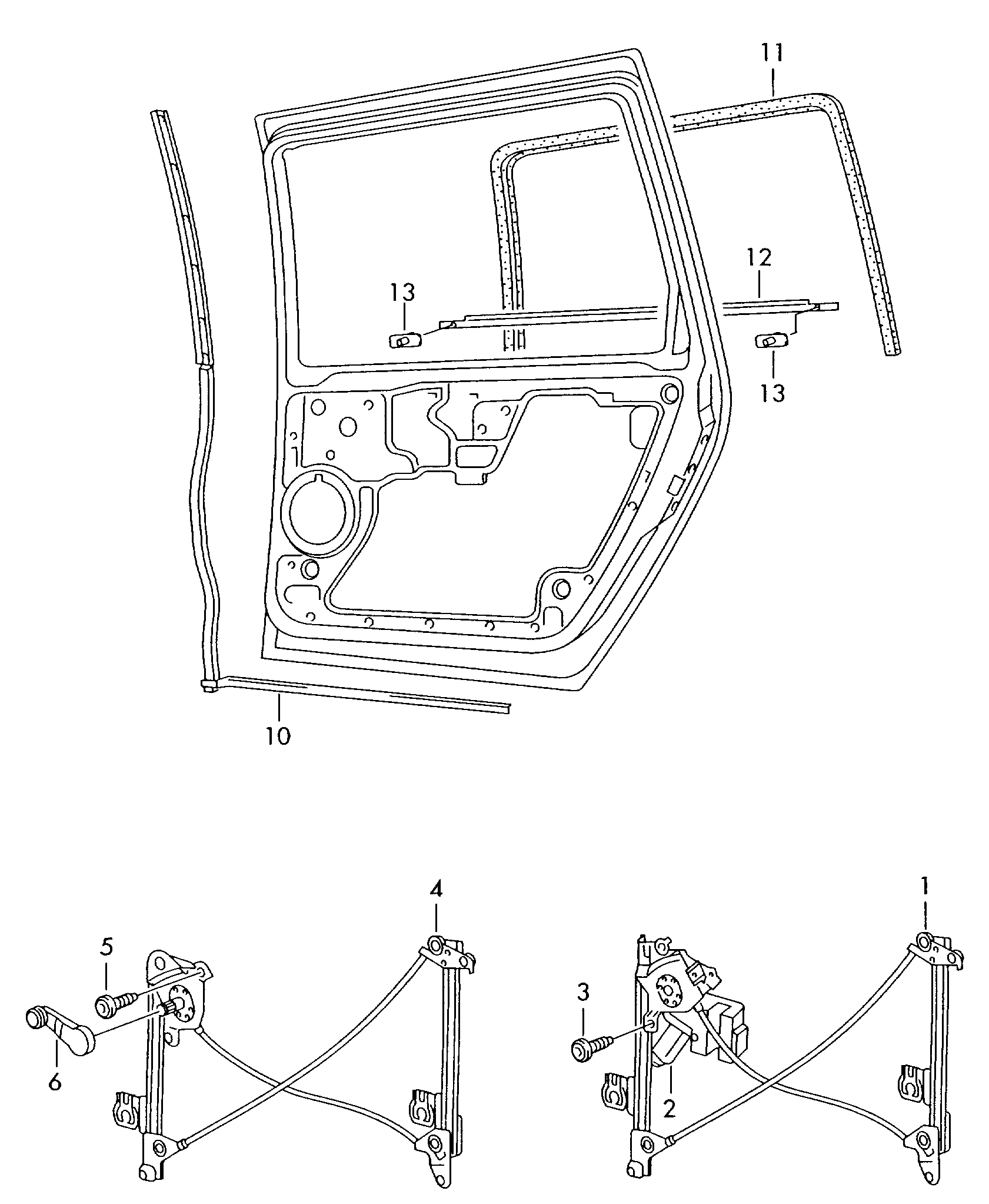 VW 7M0959811A - Стеклоподъемник parts5.com