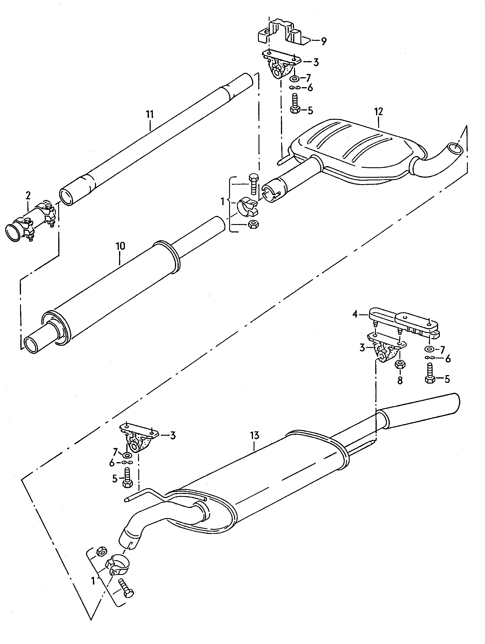 Skoda 191.253.141 F - Соединительные элементы, система выпуска parts5.com