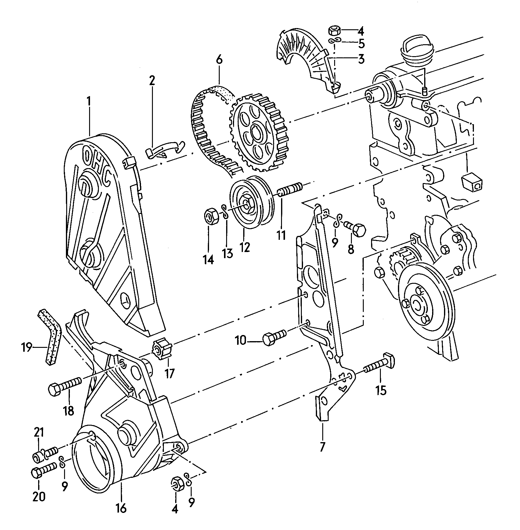 VAG 056109119A - Зубчатый ремень ГРМ parts5.com