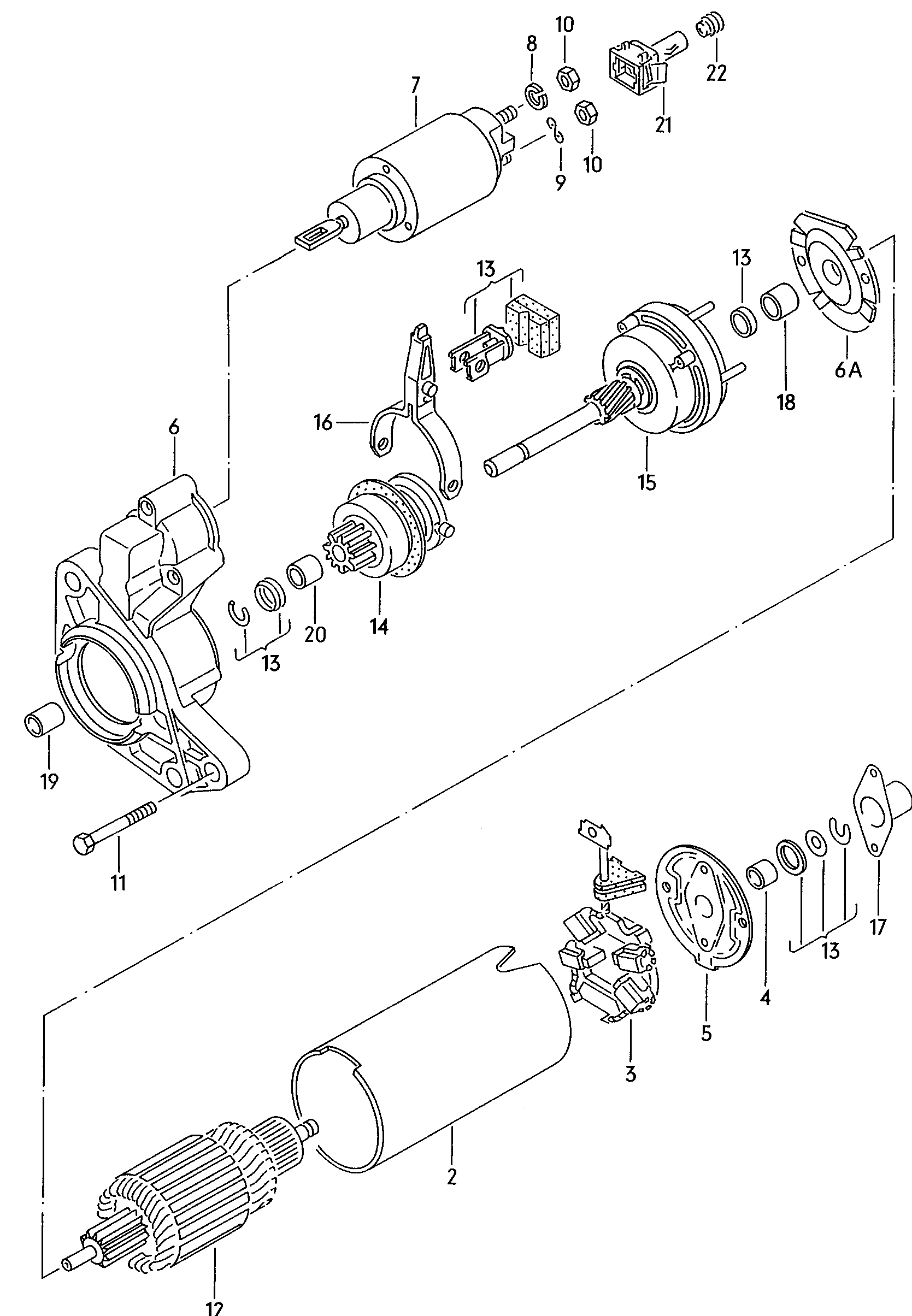 VAG 020 911 023 F - Motor de arranque parts5.com