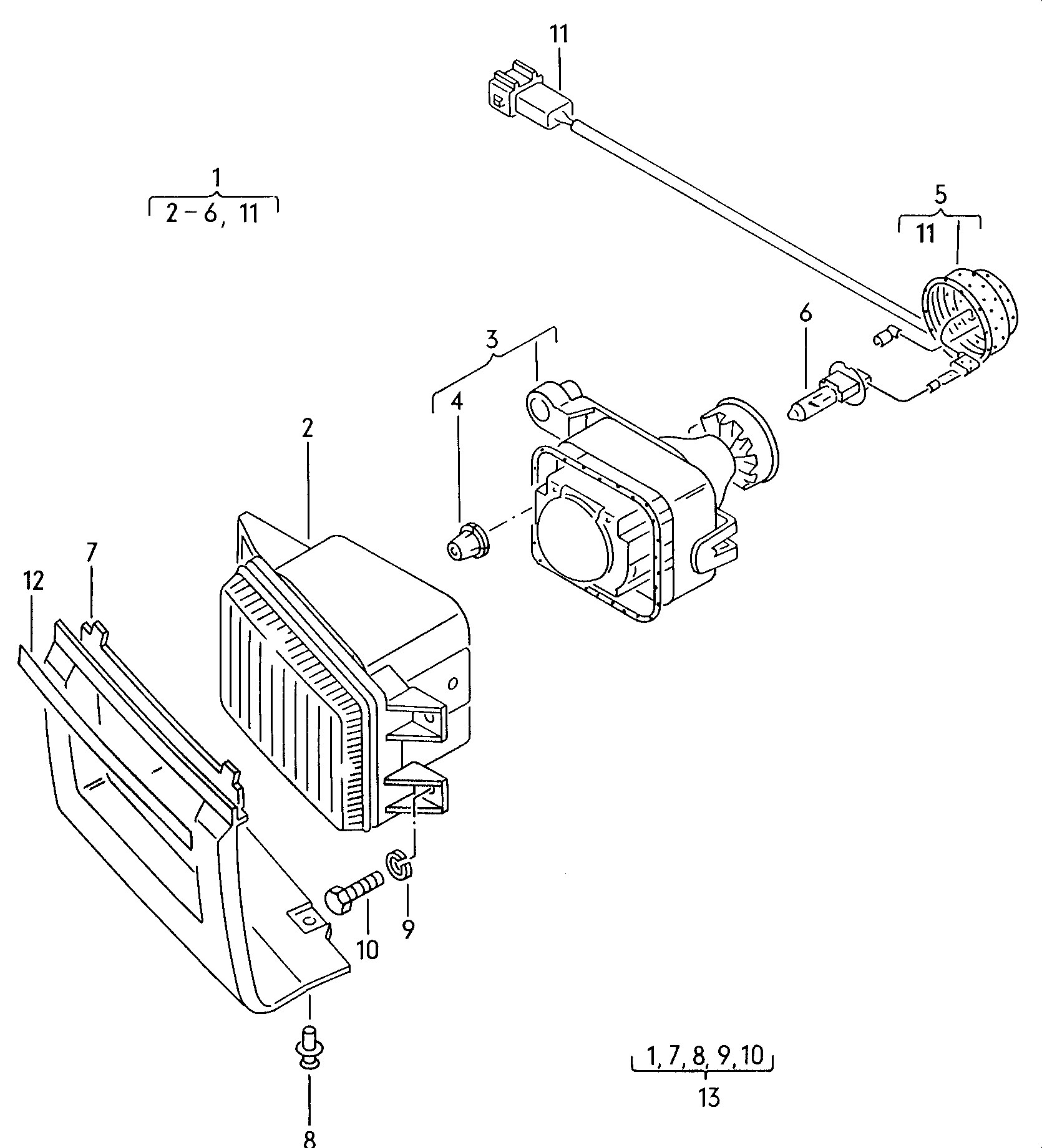 AUDI 357 998 139 - Реле, ближний свет parts5.com