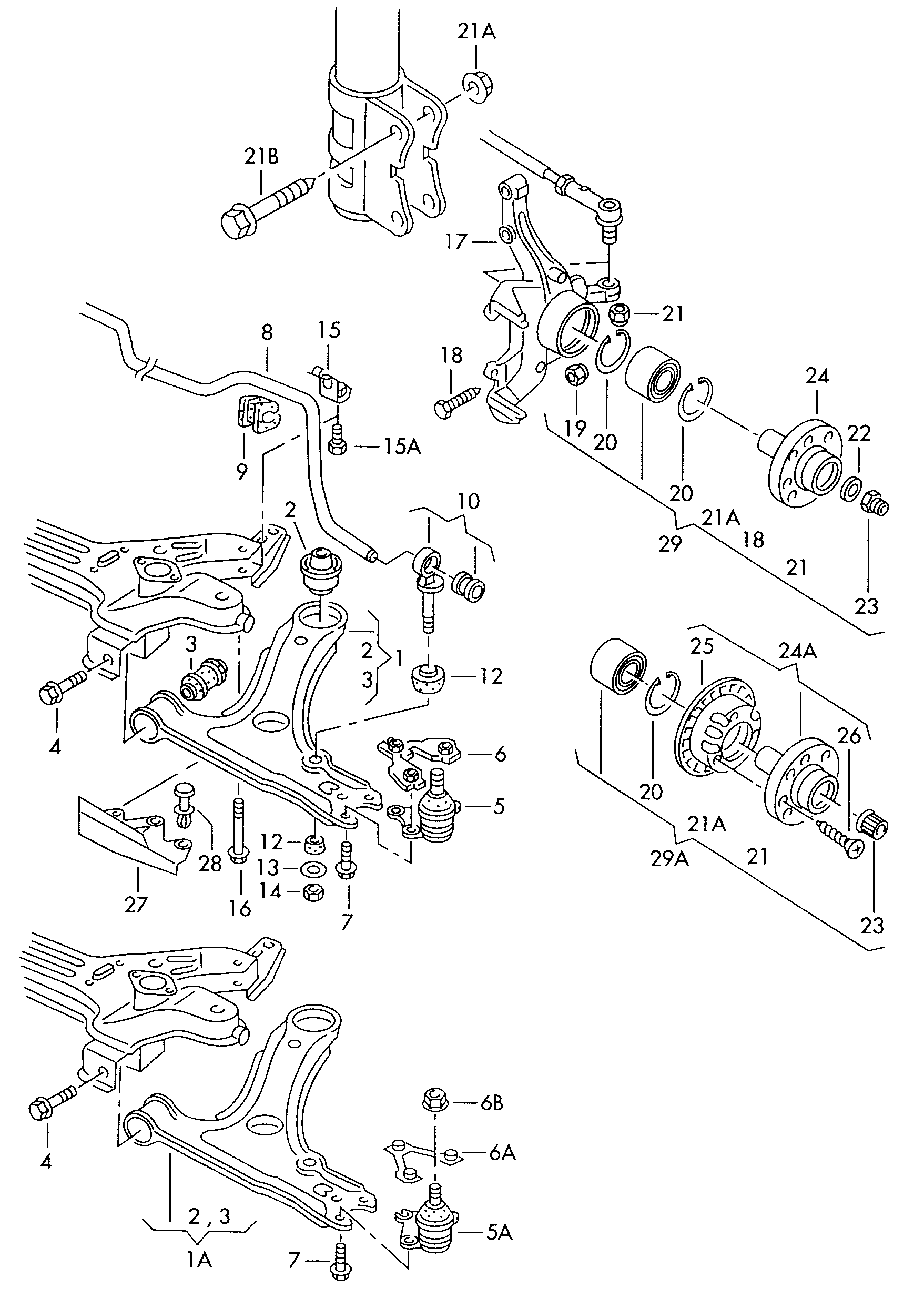 VAG 357 411 309 - Тяга / стойка, стабилизатор parts5.com