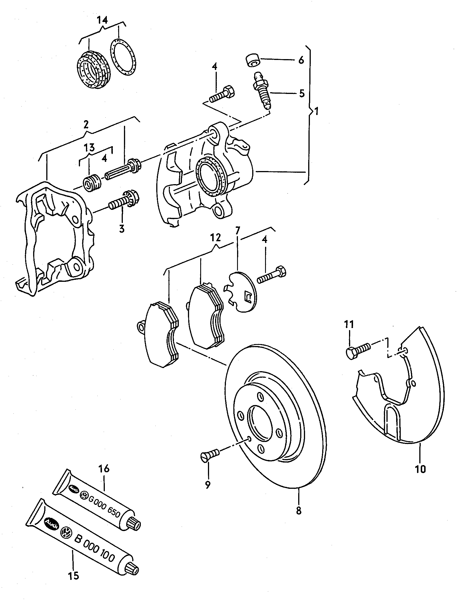 VW 431698471B - Ремкомплект, тормозной суппорт parts5.com