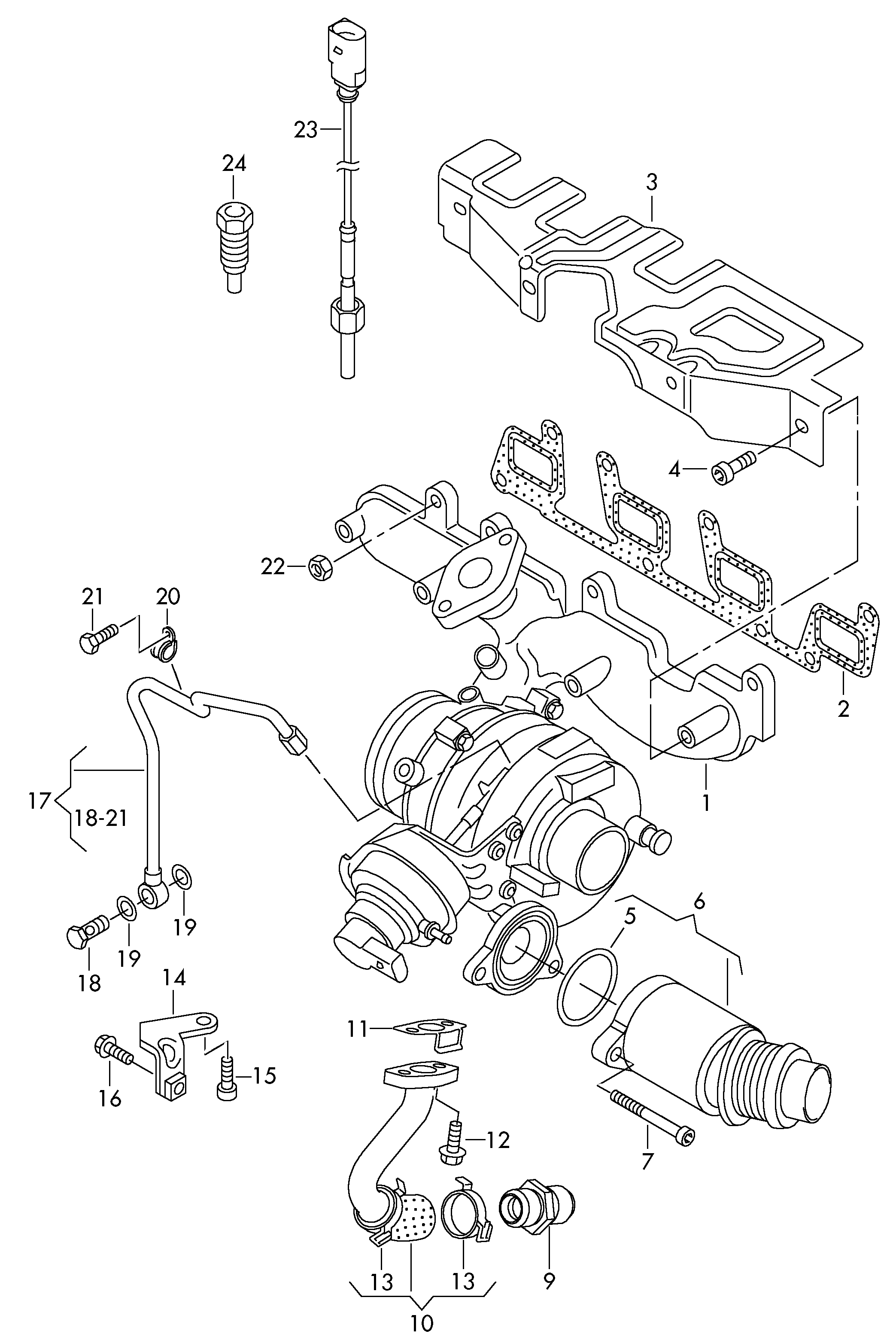 VW 03L129969AD - Теплозащитный экран parts5.com