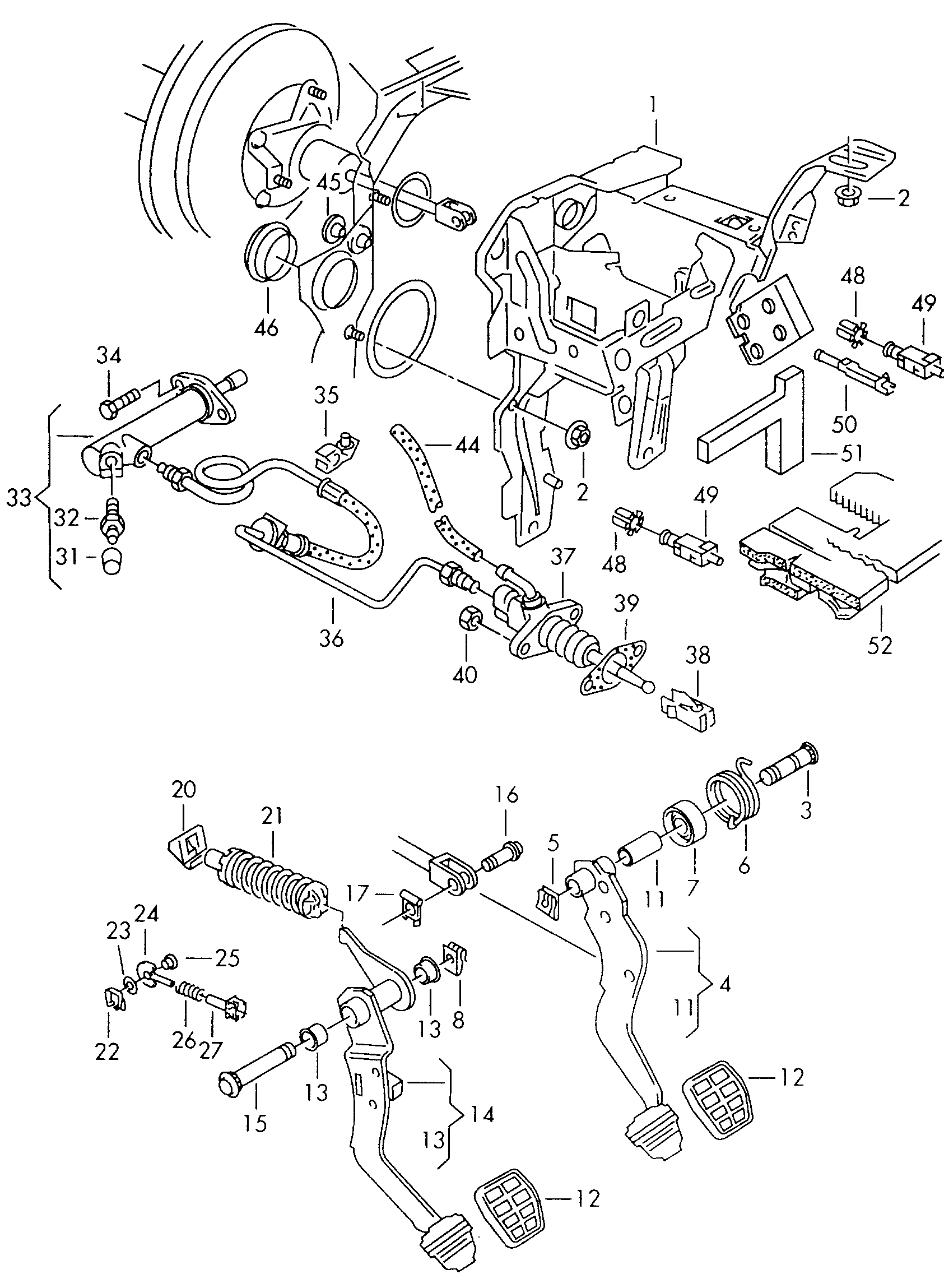 Skoda 357721261A - Рабочий цилиндр, система сцепления parts5.com