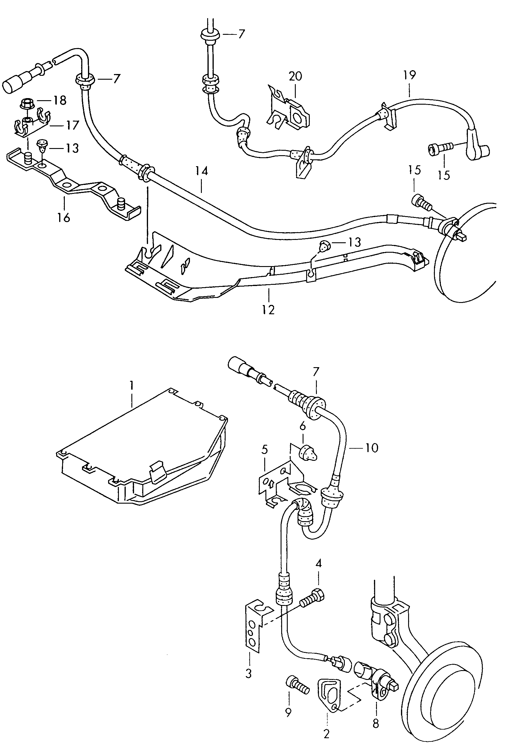 Seat 191 927 807 D - Датчик ABS, частота вращения колеса parts5.com