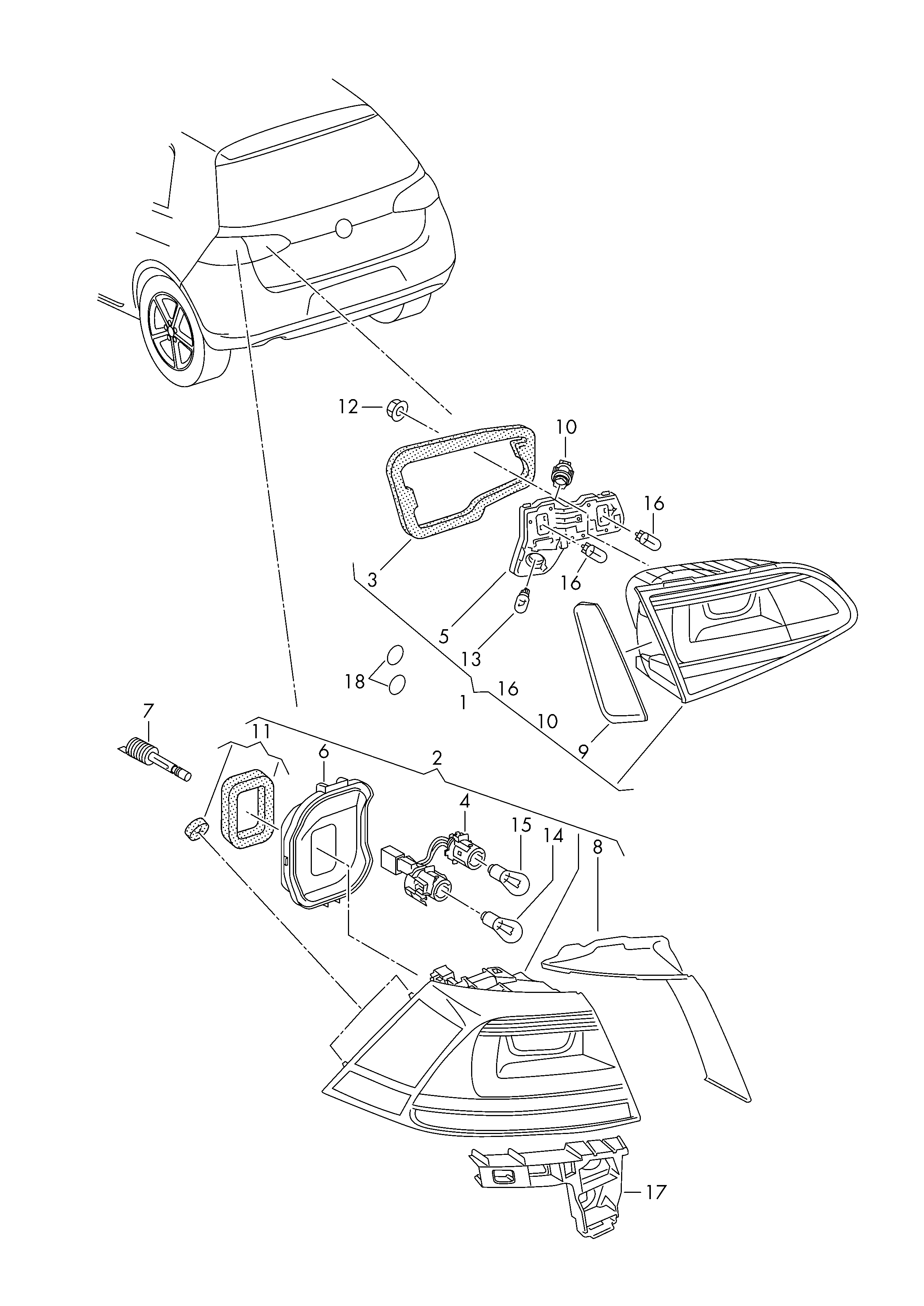 VAG N  10724402 - Bulb, daytime running light parts5.com