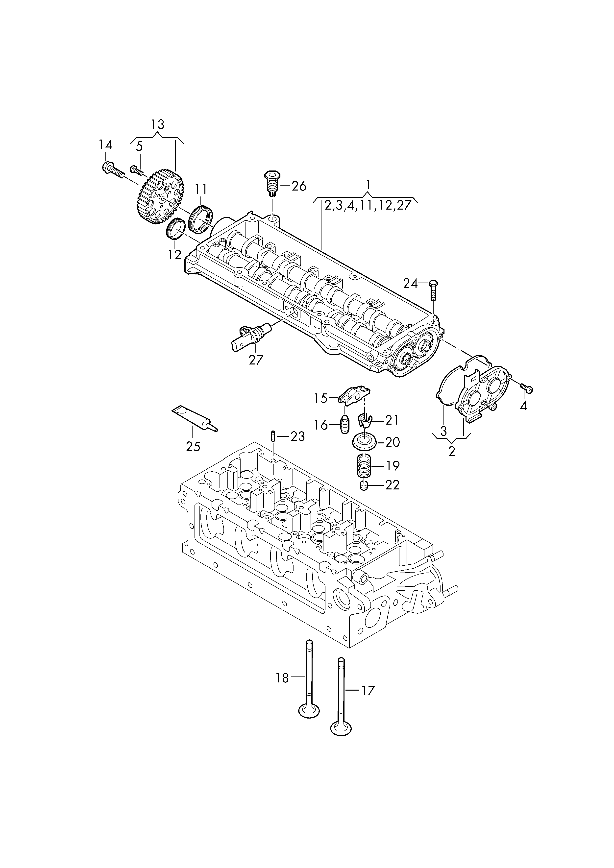 VW 04L109611A - Выпускной клапан parts5.com