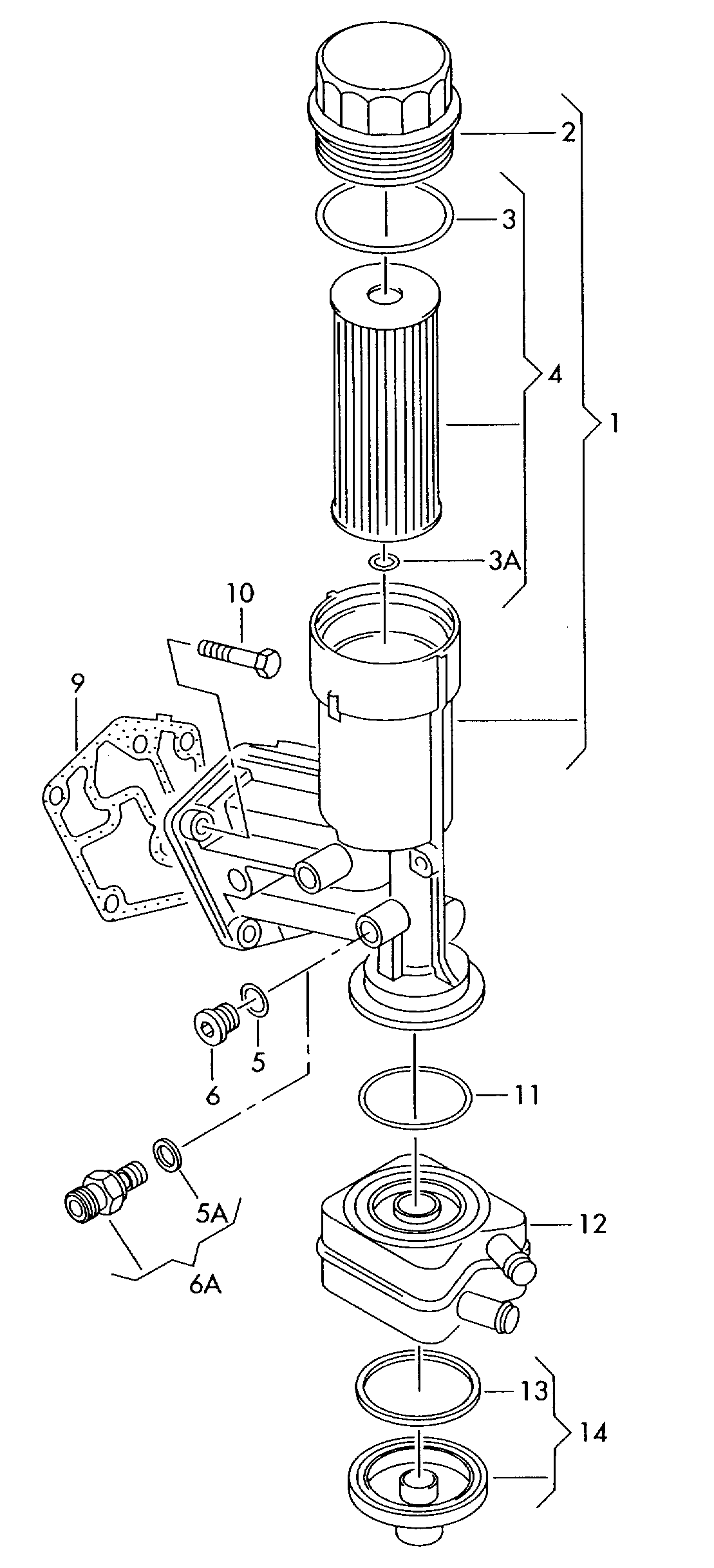 VAG 045115389J - Масляный фильтр parts5.com