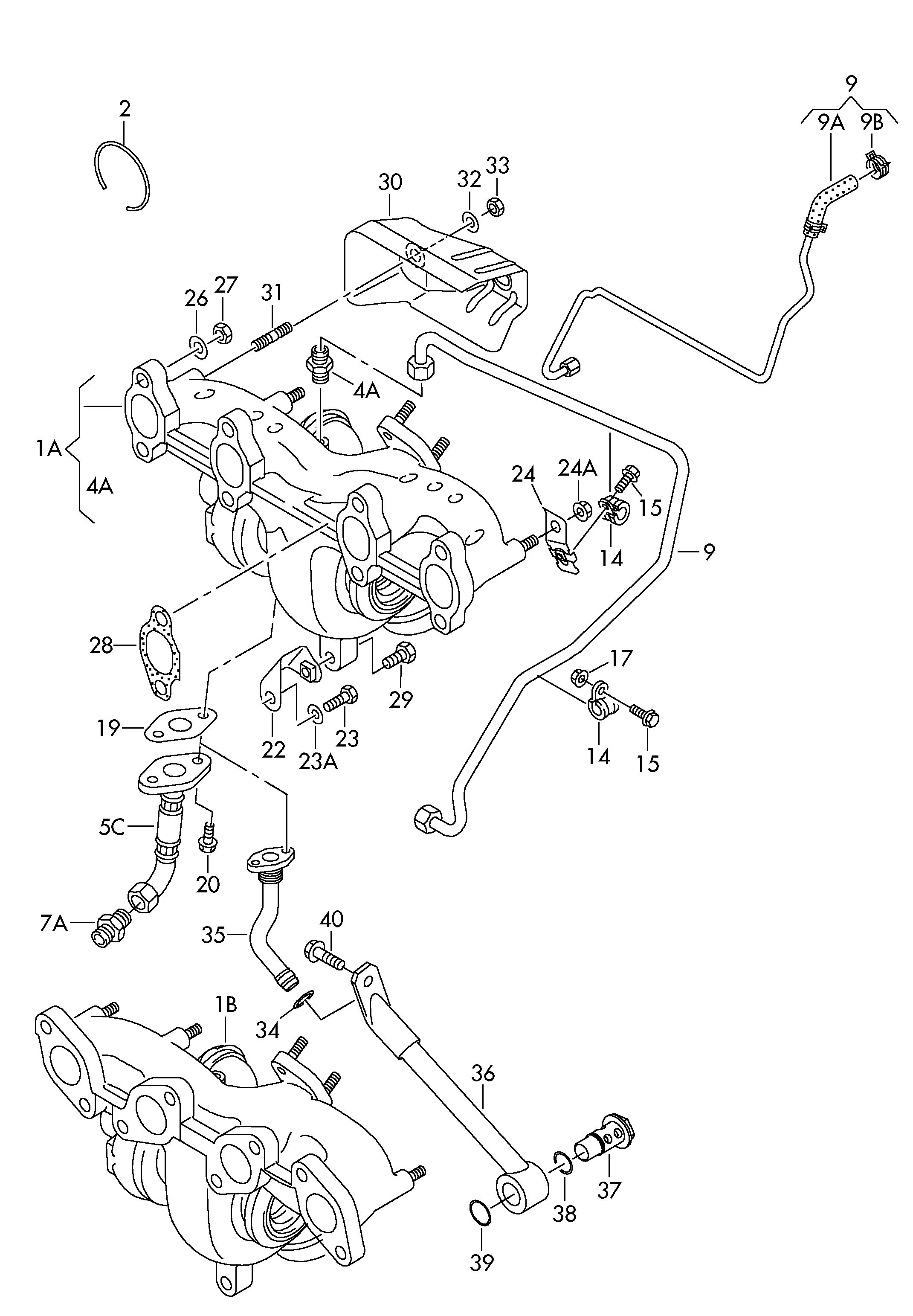 VAG 03G253010A* - Турбина, компрессор parts5.com