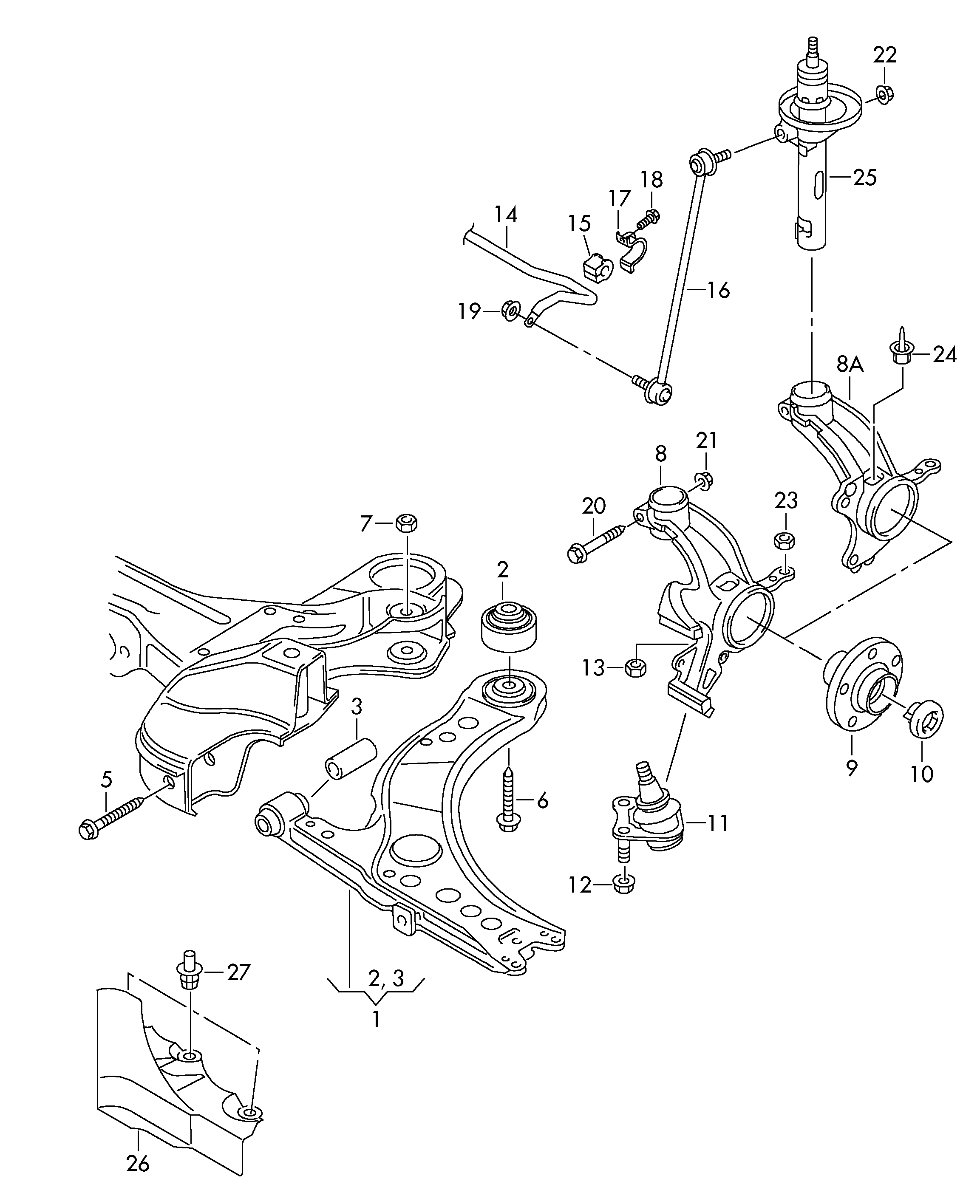 Porsche 6R0407365B - Шаровая опора, несущий / направляющий шарнир parts5.com