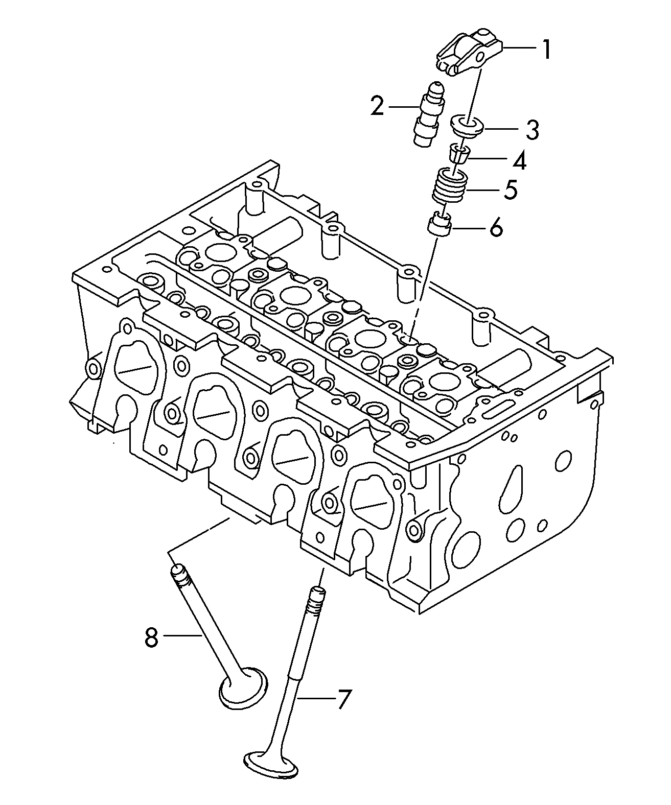 Seat 04E 109 423 C - Толкатель, гидрокомпенсатор parts5.com