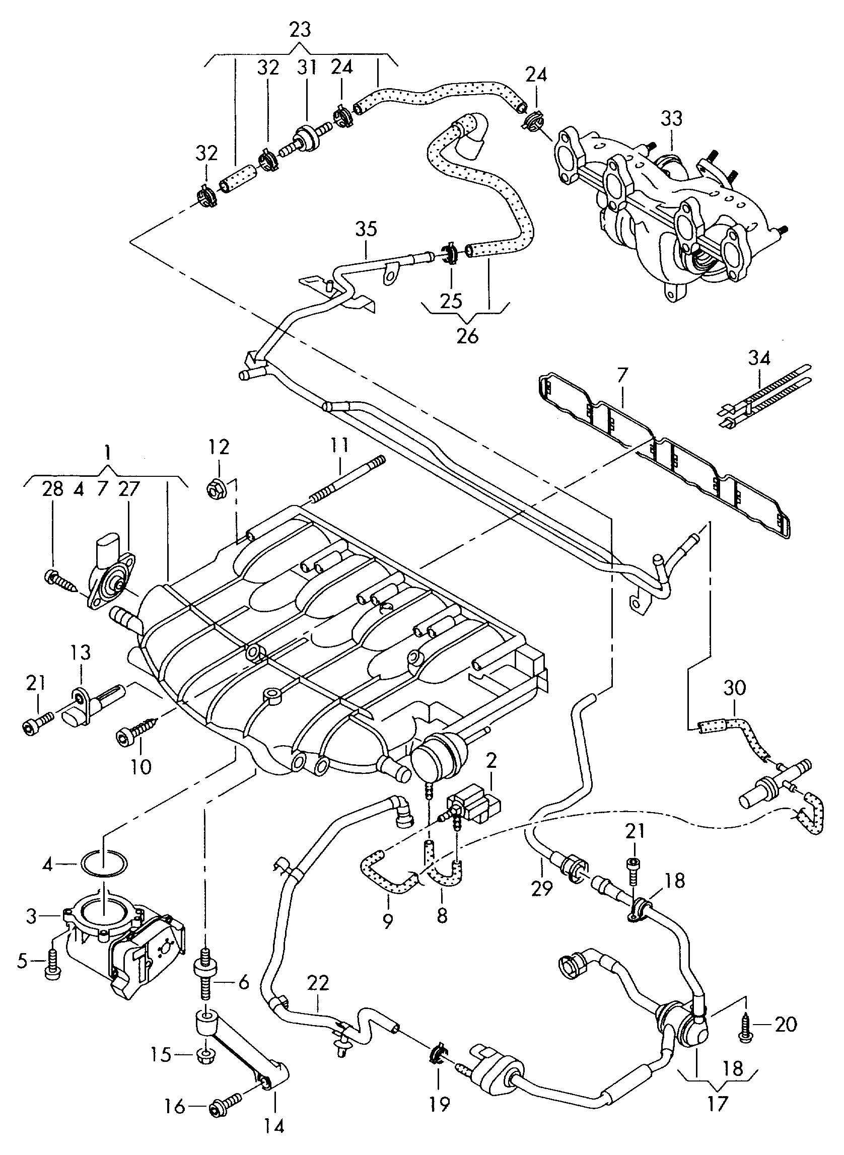 VAG 06F133062T - Корпус дроссельной заслонки parts5.com