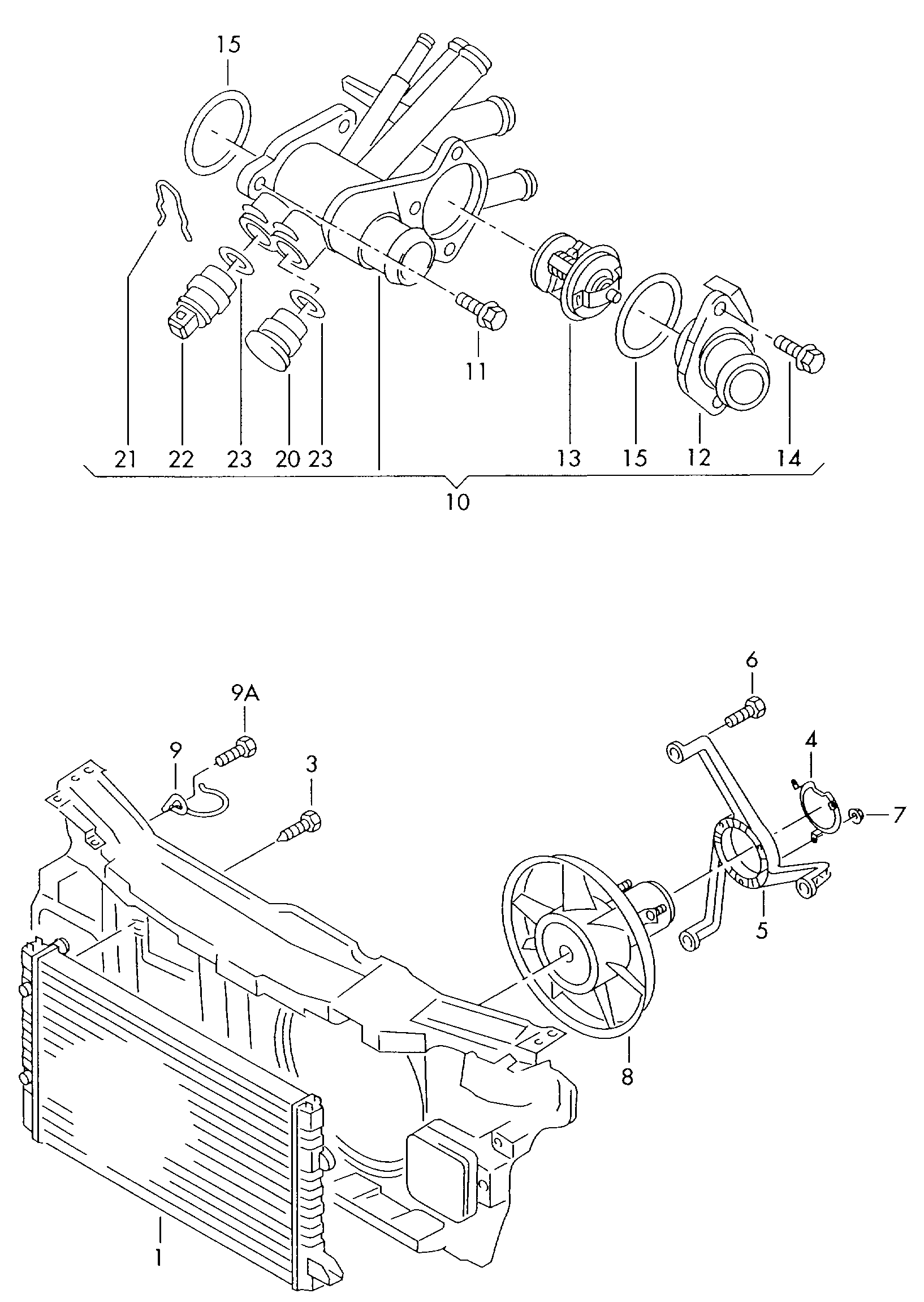 VAG 044 121 113 - Термостат, охлаждающая жидкость parts5.com