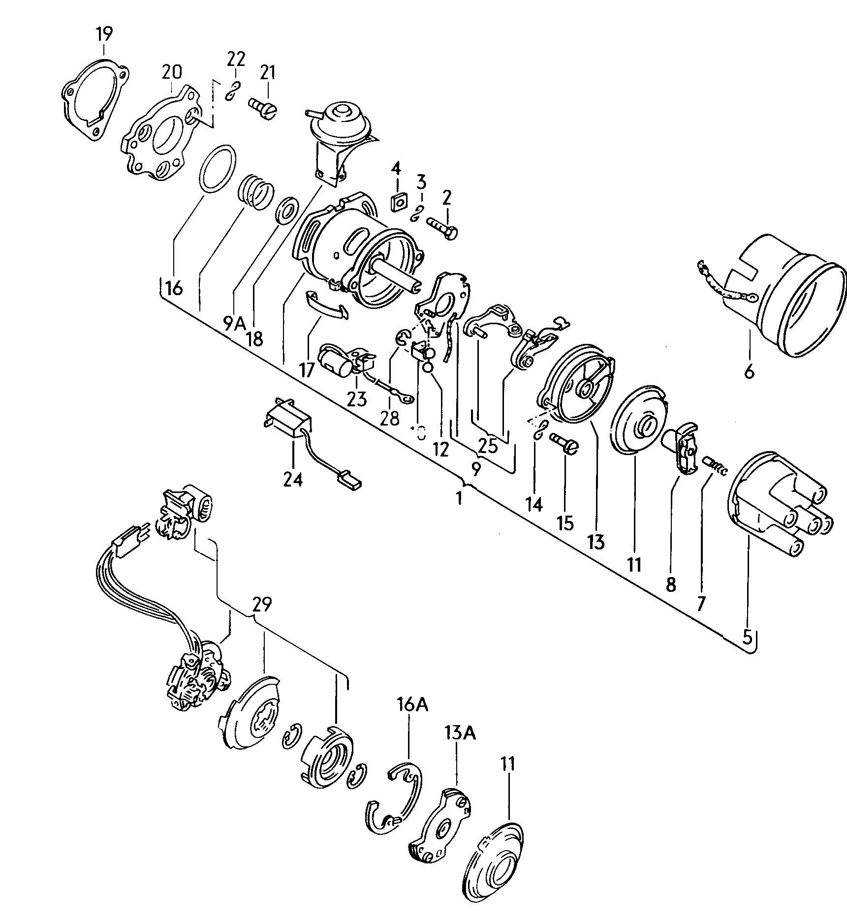 AUDI 030 998 065 - Датчик, импульс зажигания parts5.com