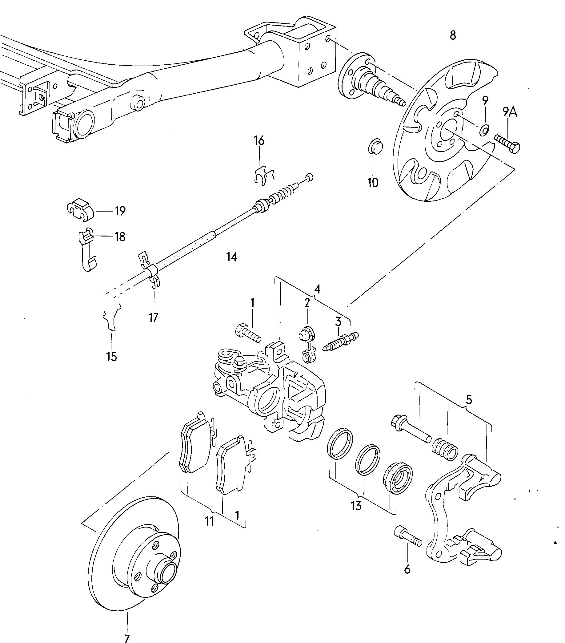 Skoda 535615423 X - Тормозной суппорт parts5.com