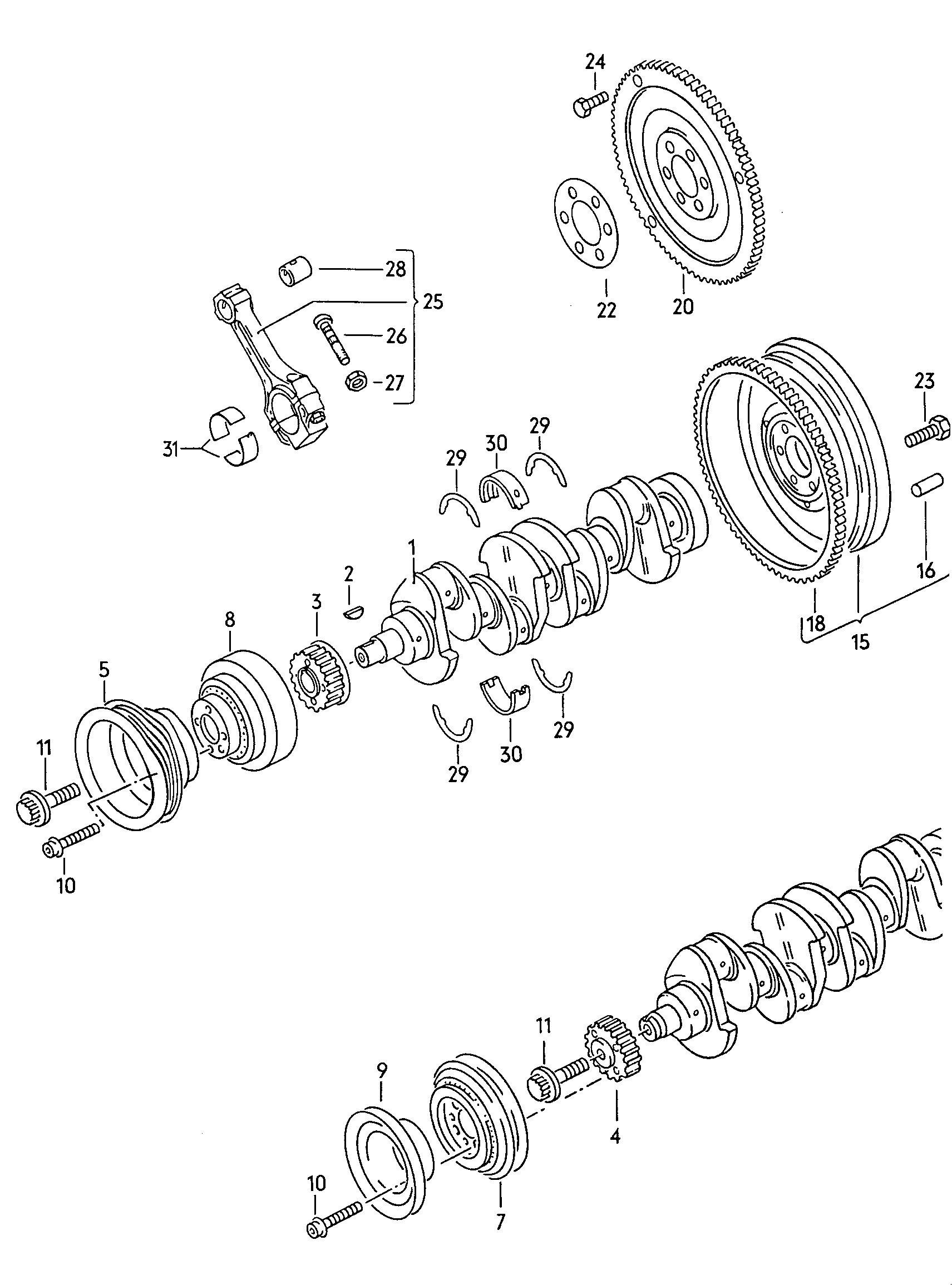 VW N 903 396 05 - Центрирующий болт, ременный шкив - коленчатый вал parts5.com