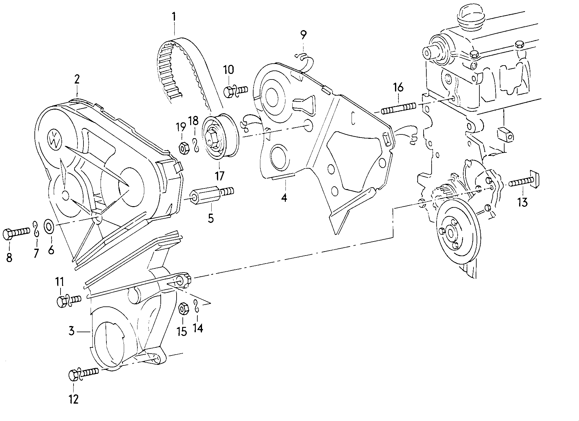 Seat 068 109 119 E - Зубчатый ремень ГРМ parts5.com