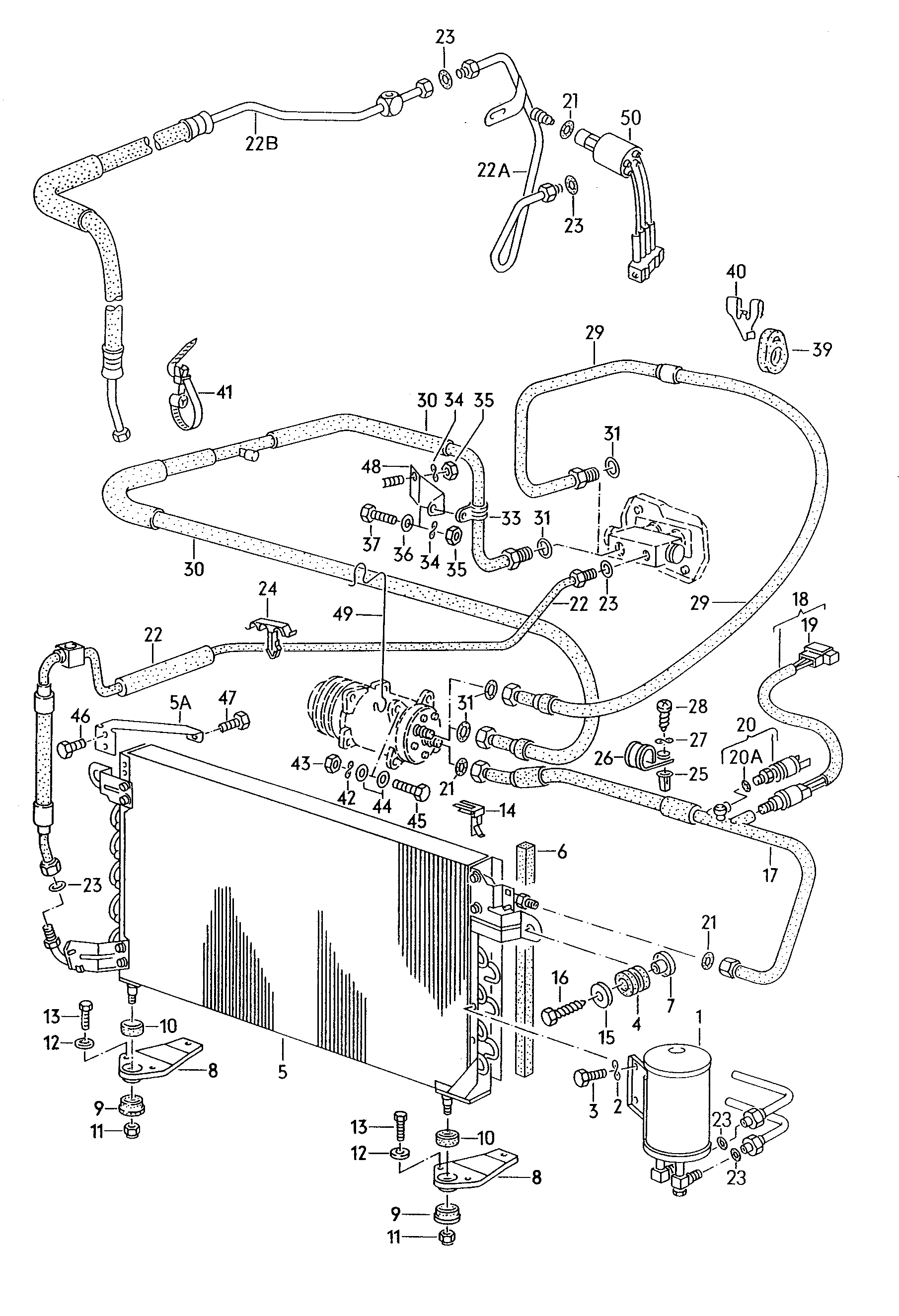 VW 803-260-749 - Ремонтный комплект, кондиционер parts5.com