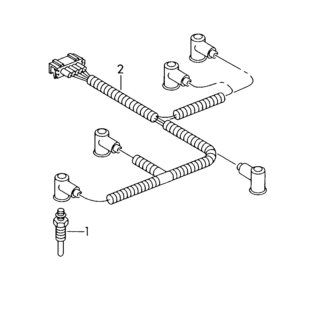 Seat 059 963 319 M - Свеча накаливания parts5.com