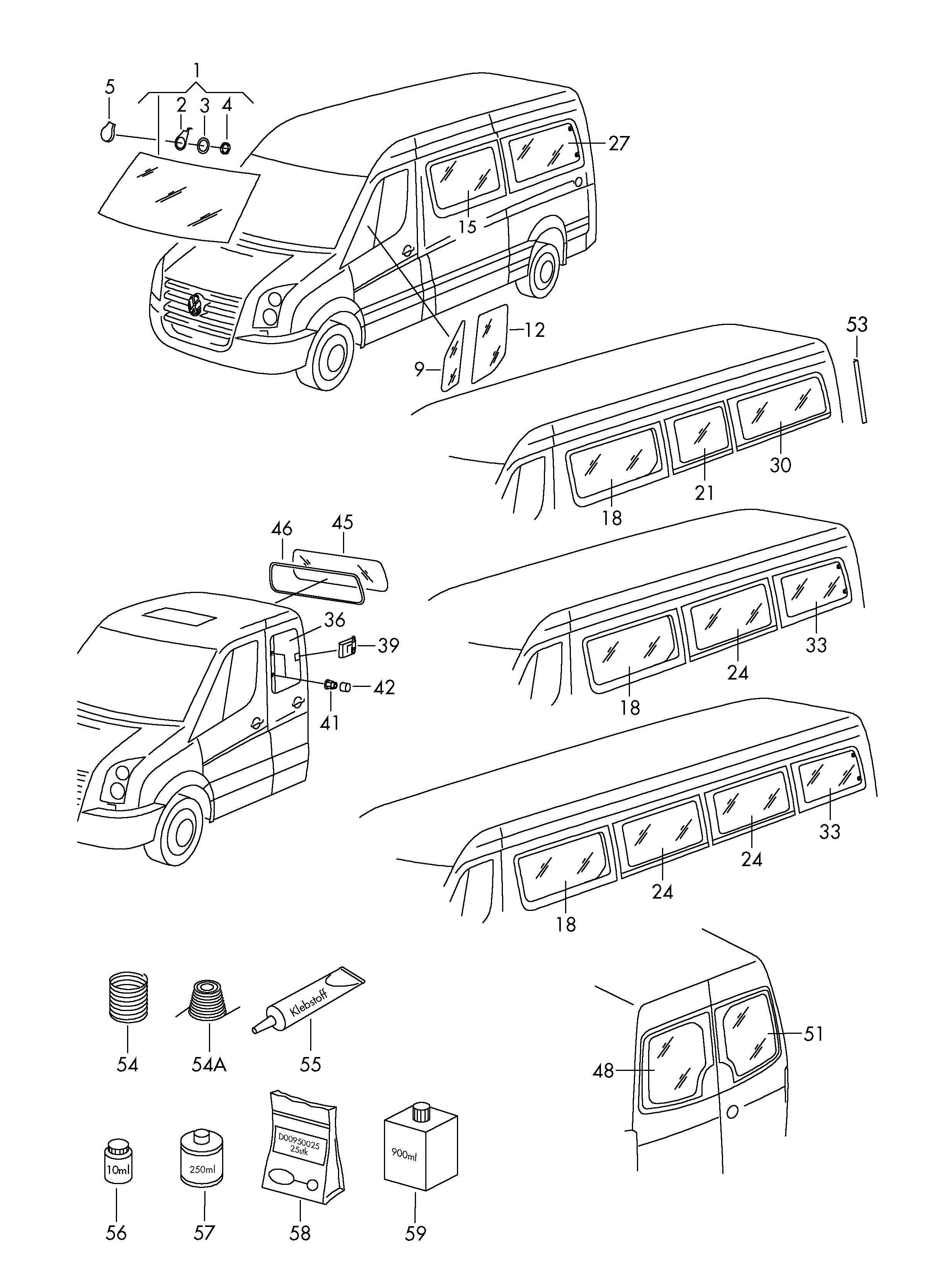 VW 2E0845115A - Стекло двери parts5.com