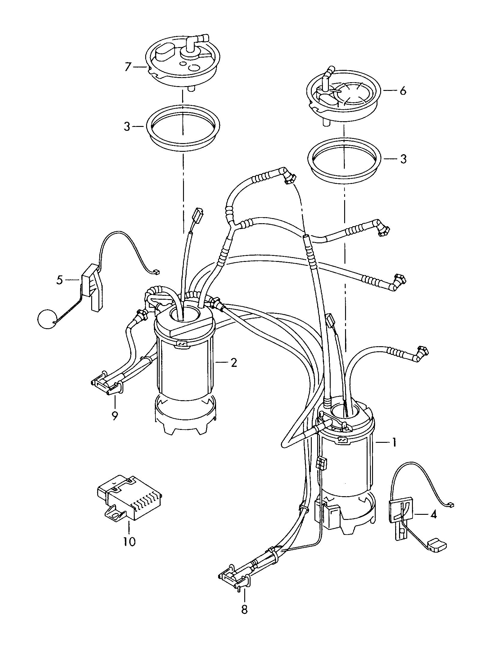 VW 7P0 919 679 A - Фланец, элемент системы питания parts5.com