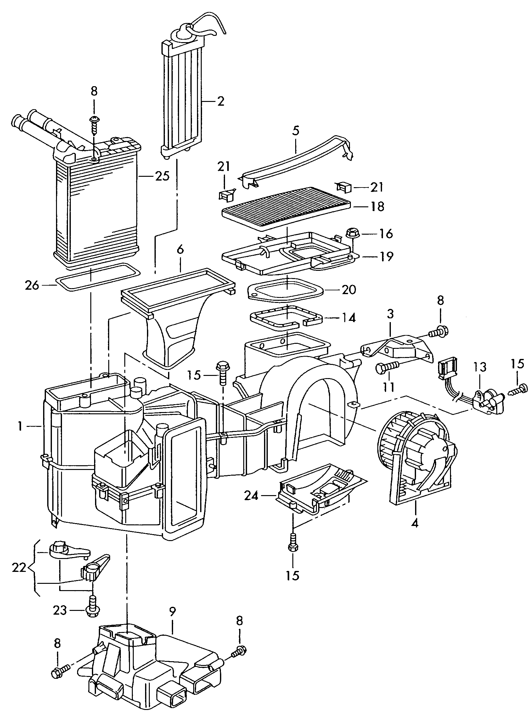 VAG 8A0 819 439 A - Фильтр воздуха в салоне parts5.com