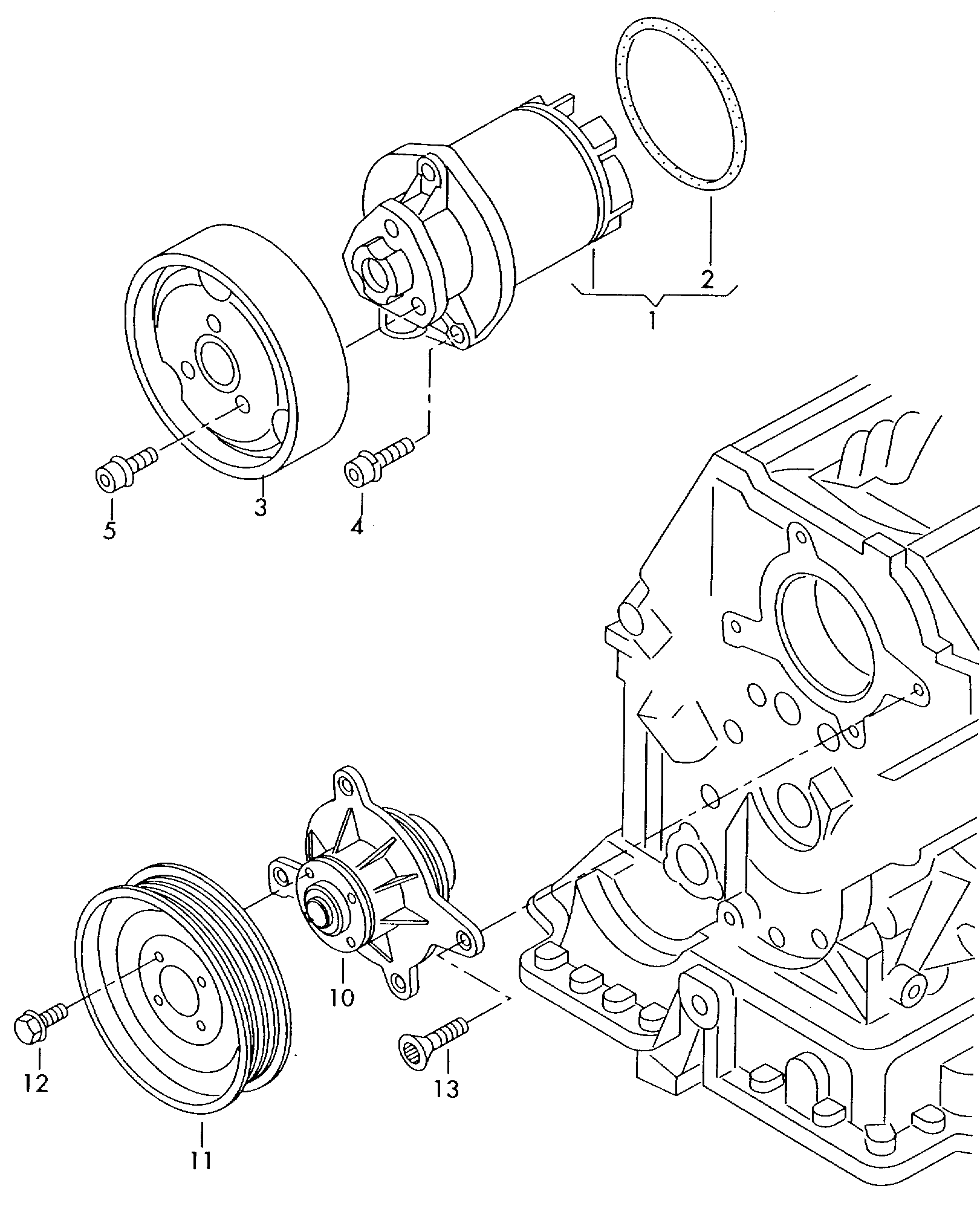 Seat 066121011D - Водяной насос parts5.com