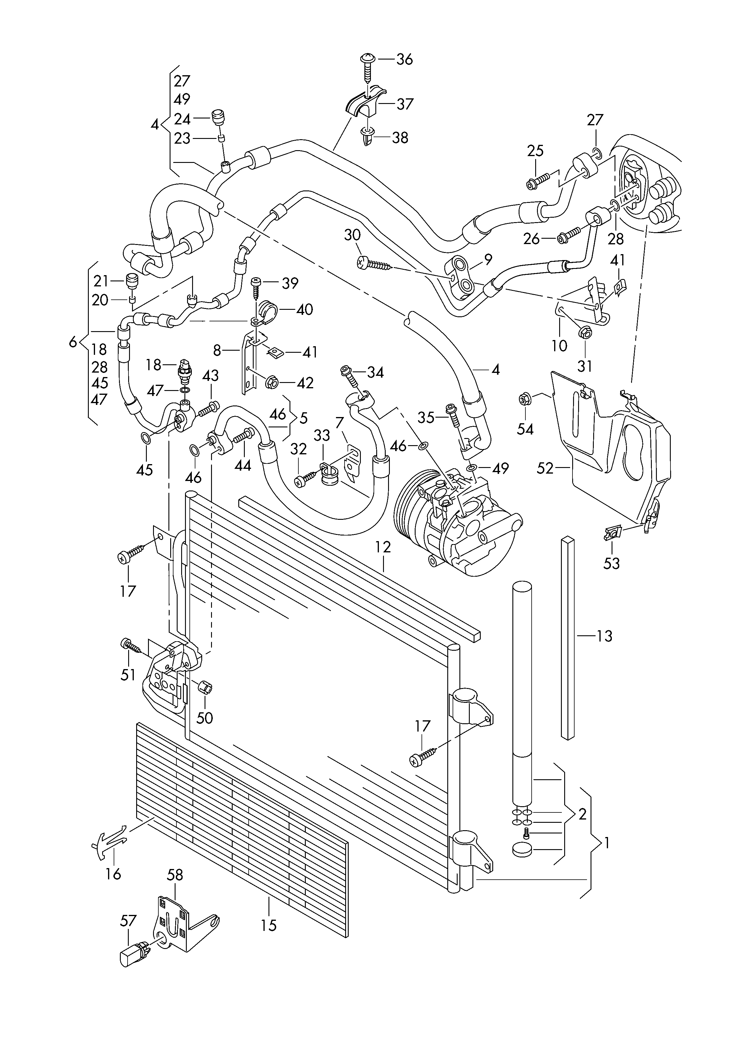 VW 5K0959126 - Пневматический выключатель, кондиционер parts5.com