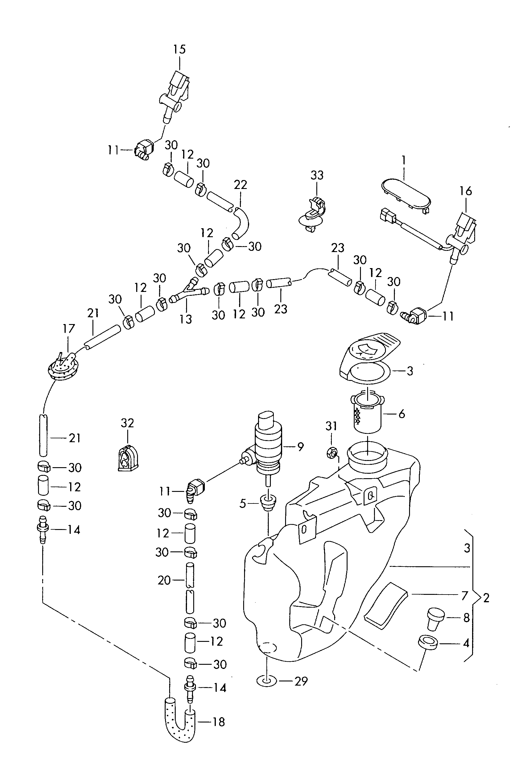 Seat 6E0 955 985 A - Распылитель воды для чистки, система очистки окон parts5.com