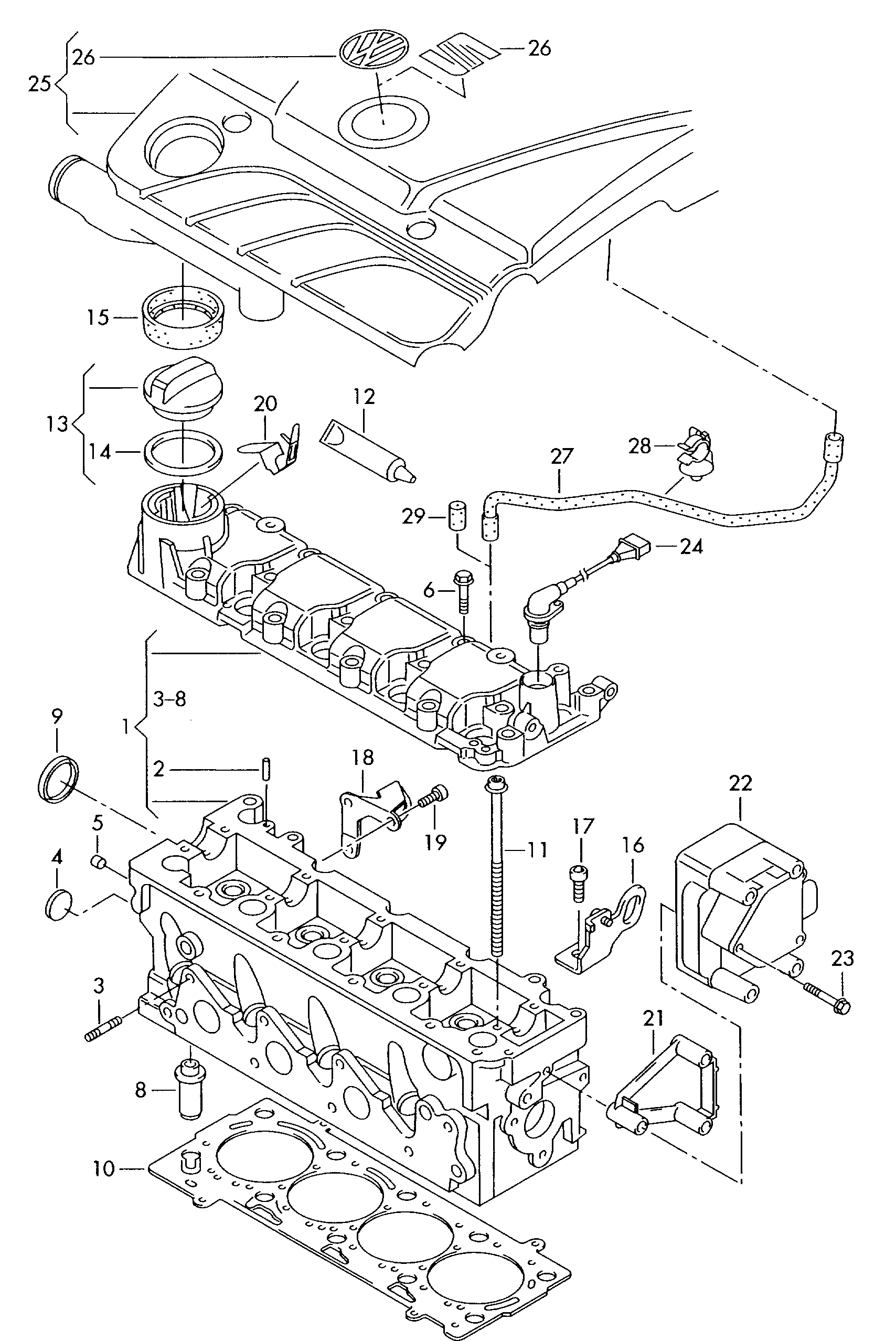 VAG N  0119143 - Пробка антифриза parts5.com