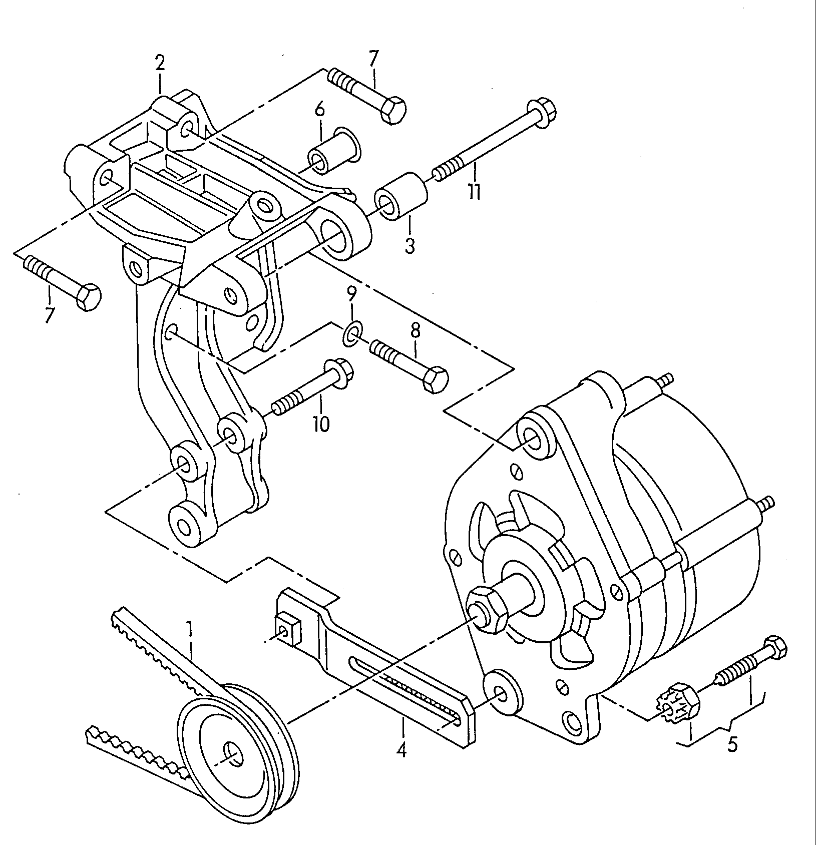 VAG 028903137E - Correa trapezoidal parts5.com