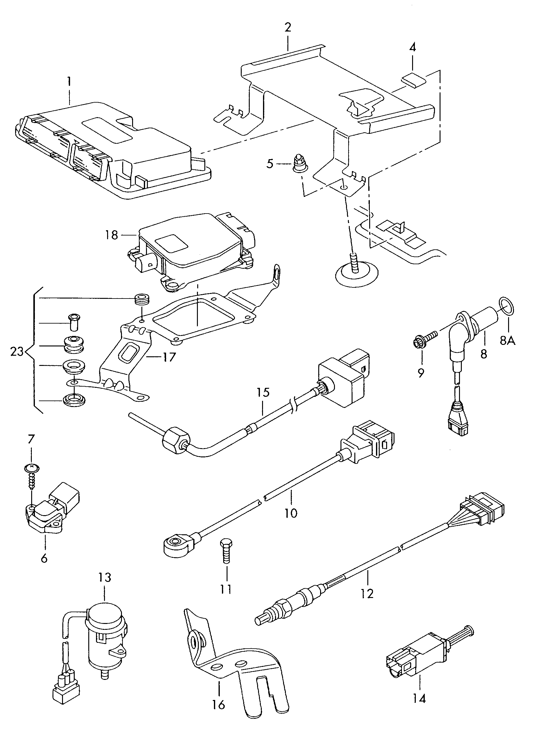 AUDI 07L 905 163 A - Датчик, положение распределительного вала parts5.com