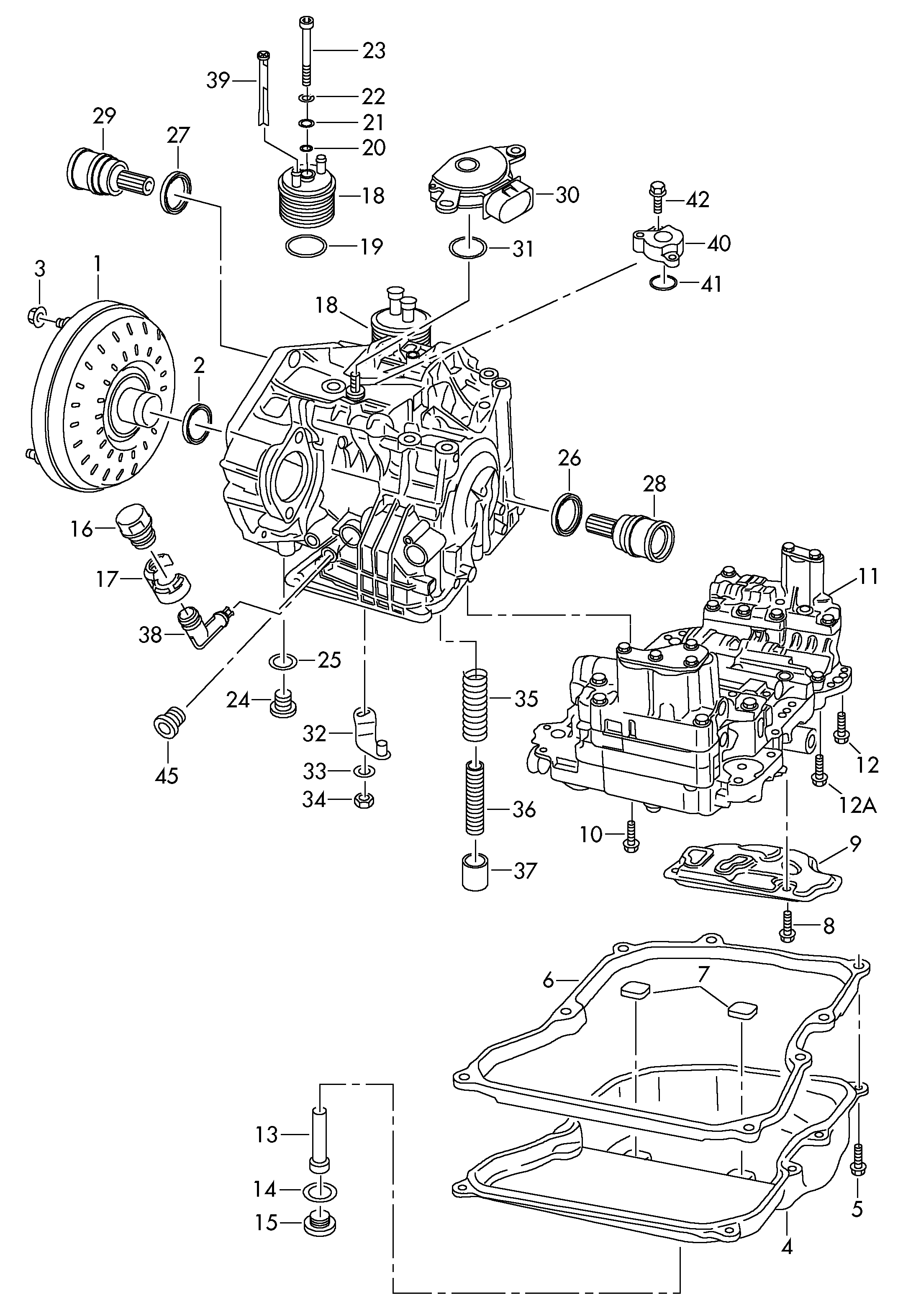 AUDI 09G 325 429 A - Гидрофильтр, автоматическая коробка передач parts5.com