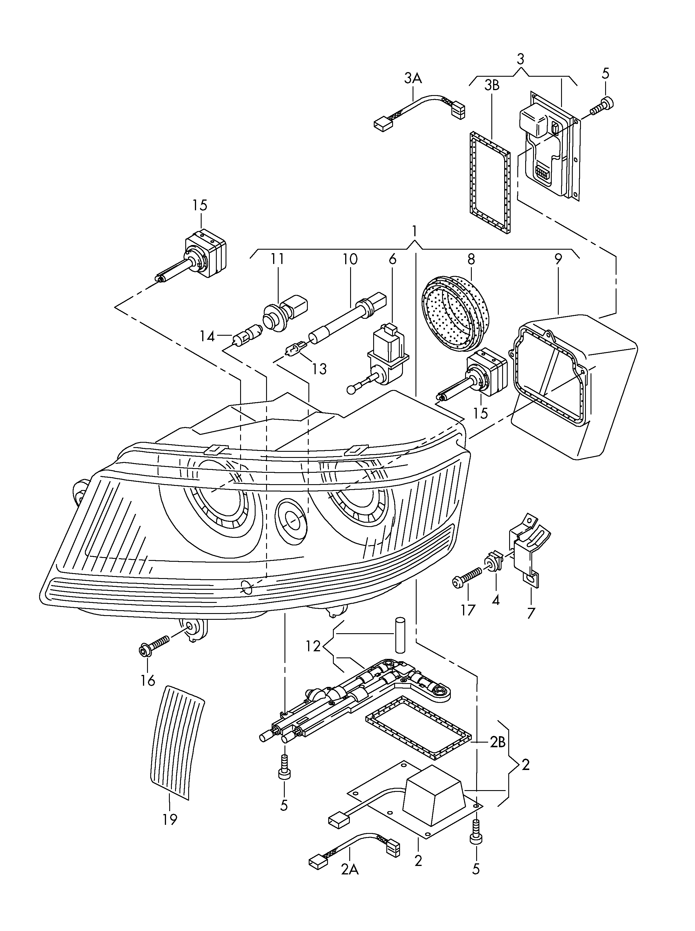 Seat 3D0 907 391 B - Устройство зажигания, газоразрядная лампа parts5.com