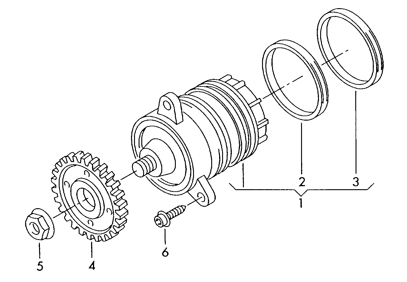 VW 070 121 011 D - Water Pump parts5.com