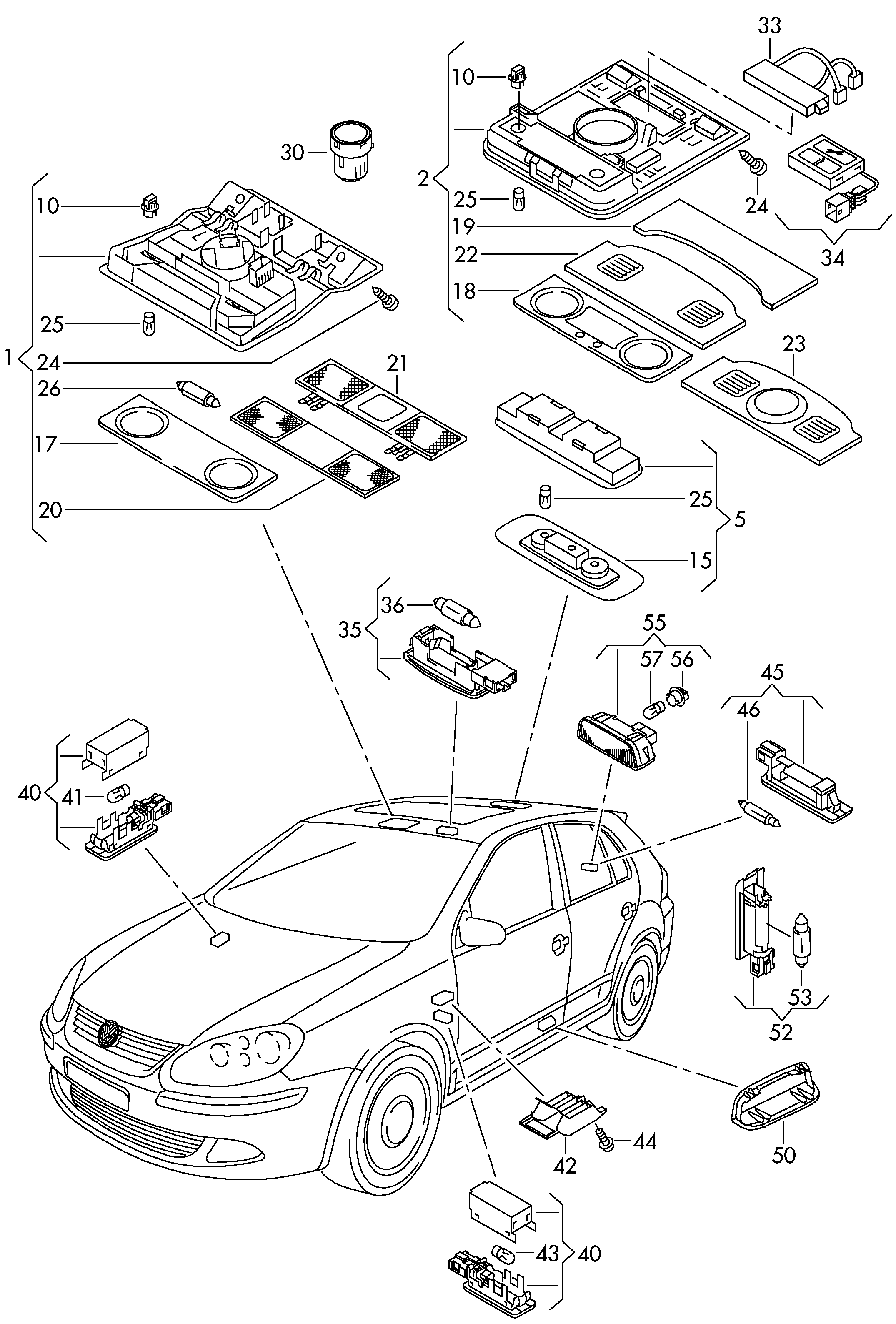 VAG 7L0947415 - Лампа накаливания parts5.com