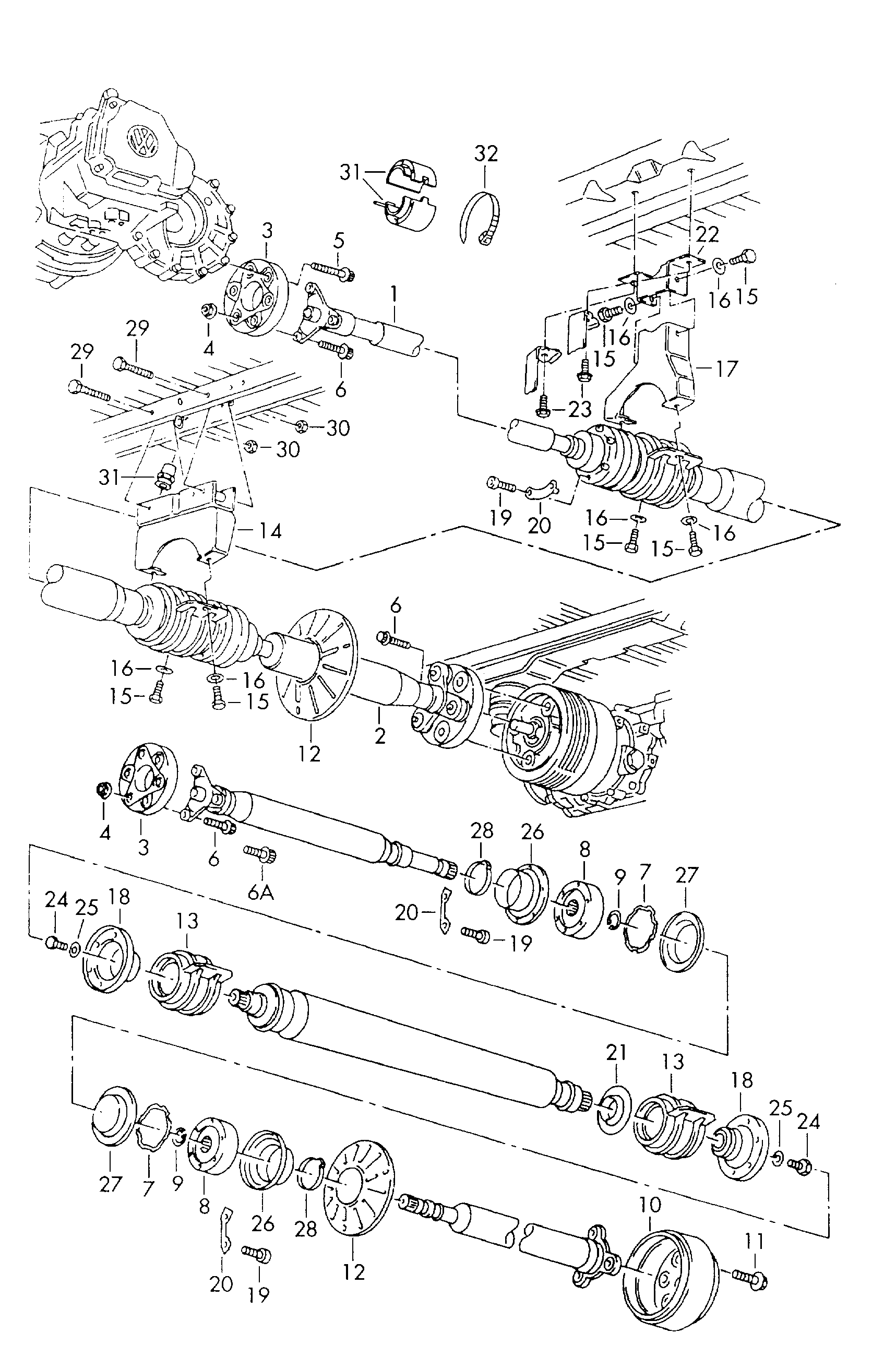 VW N 010 254 14 - Deflection / Guide Pulley, timing belt parts5.com