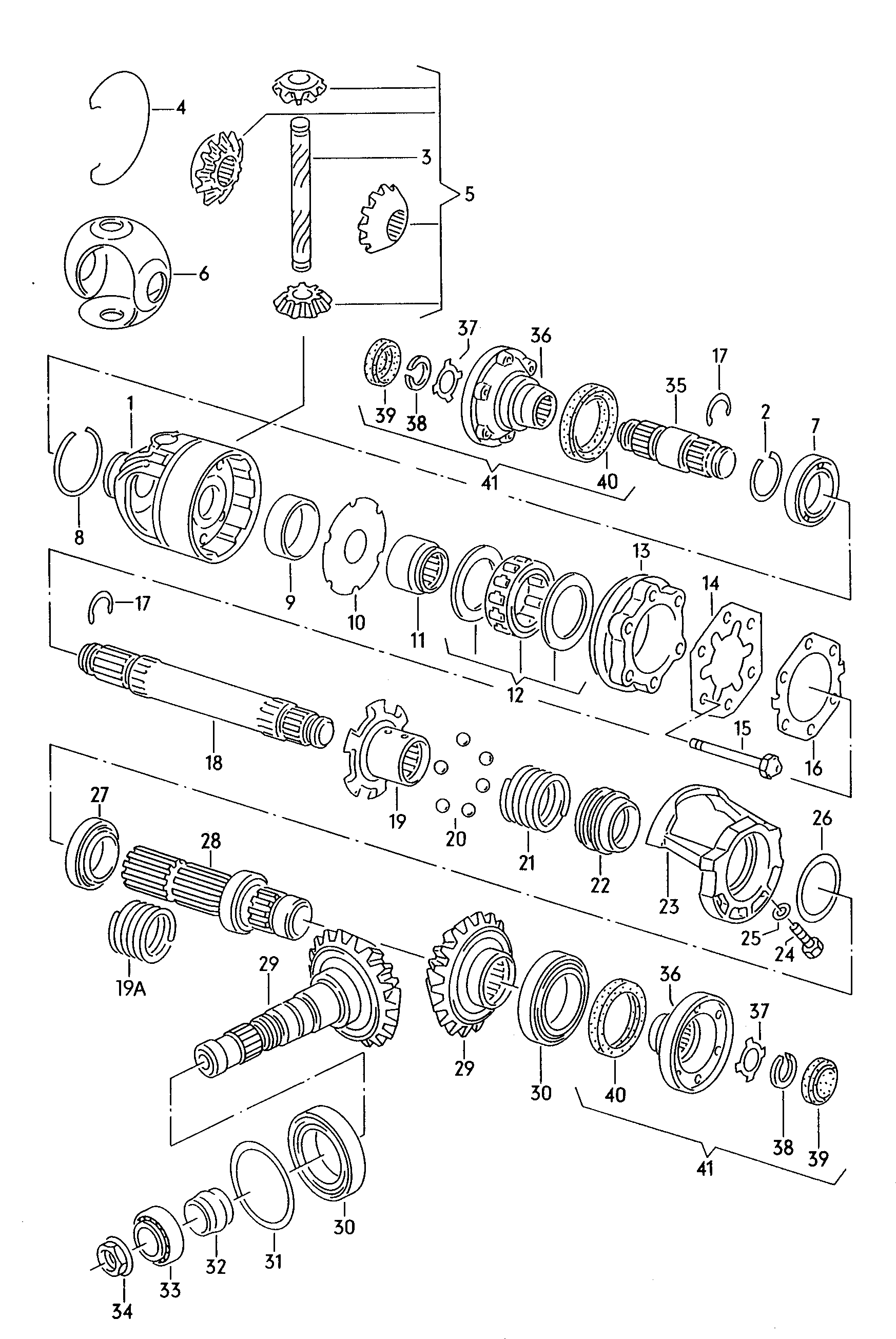 VAG 113517185D - Комплект подшипника ступицы колеса parts5.com